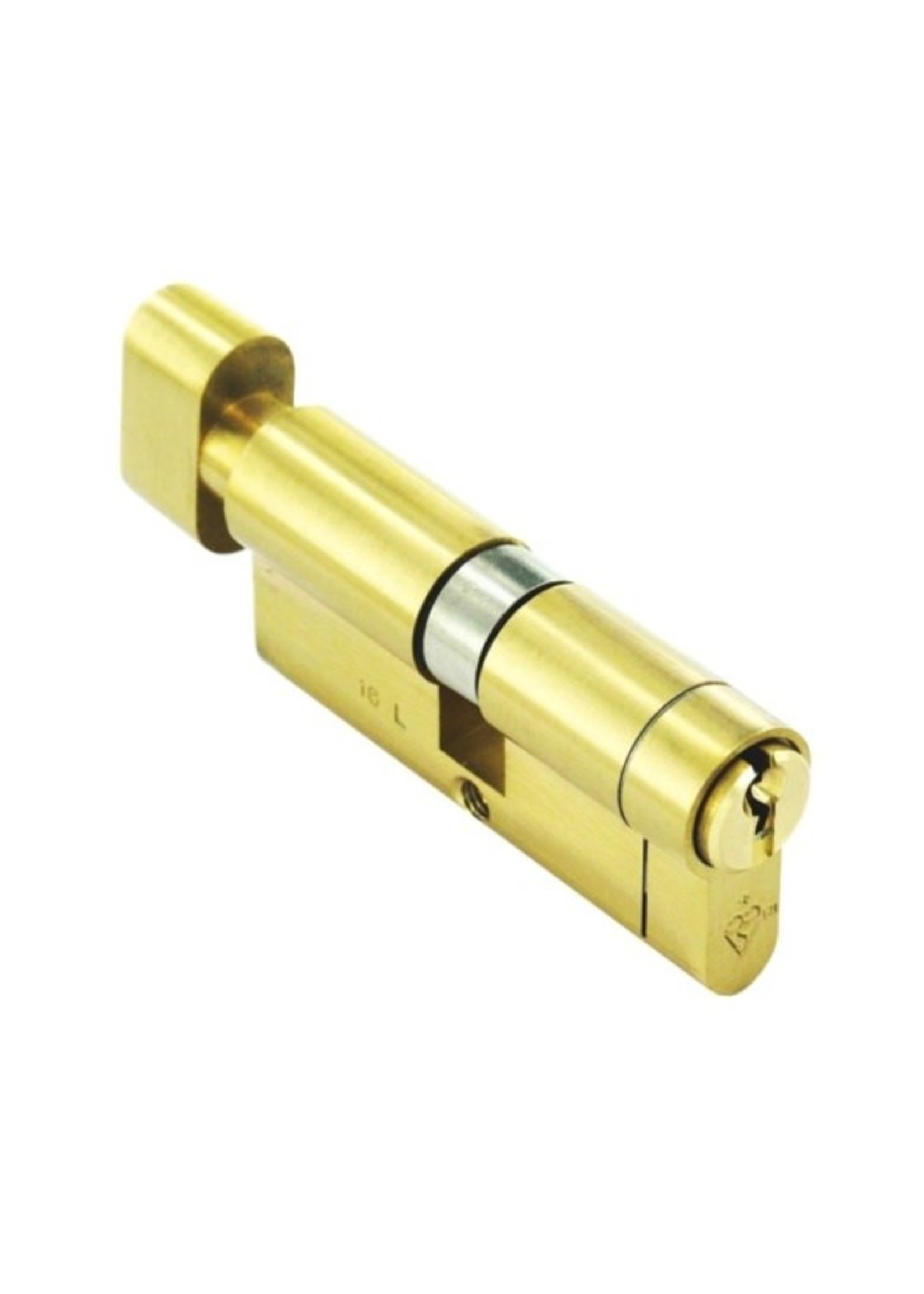 Securit 1* Star Euro Double Thumbturn Cylinder Brass 35 x 35mm