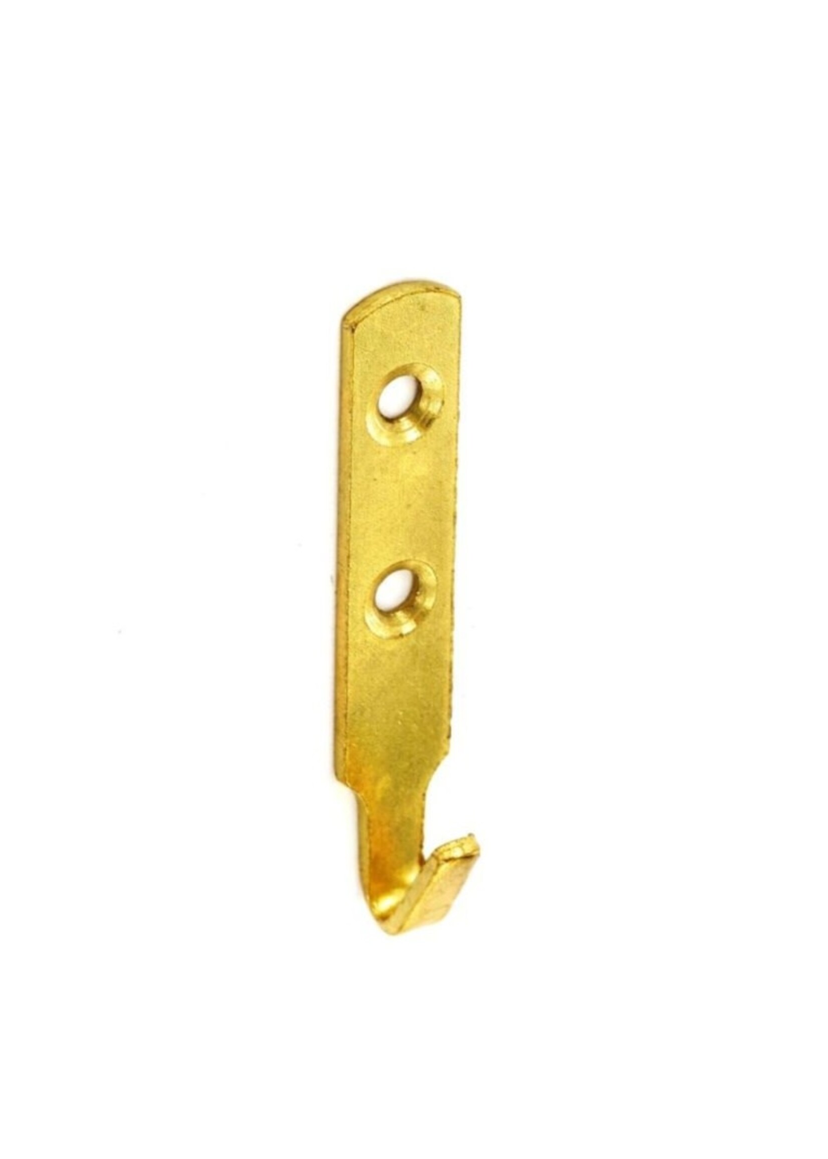 Securit Securit Heavy Duty Picture Hooks Pair Brass 60mm S6222
