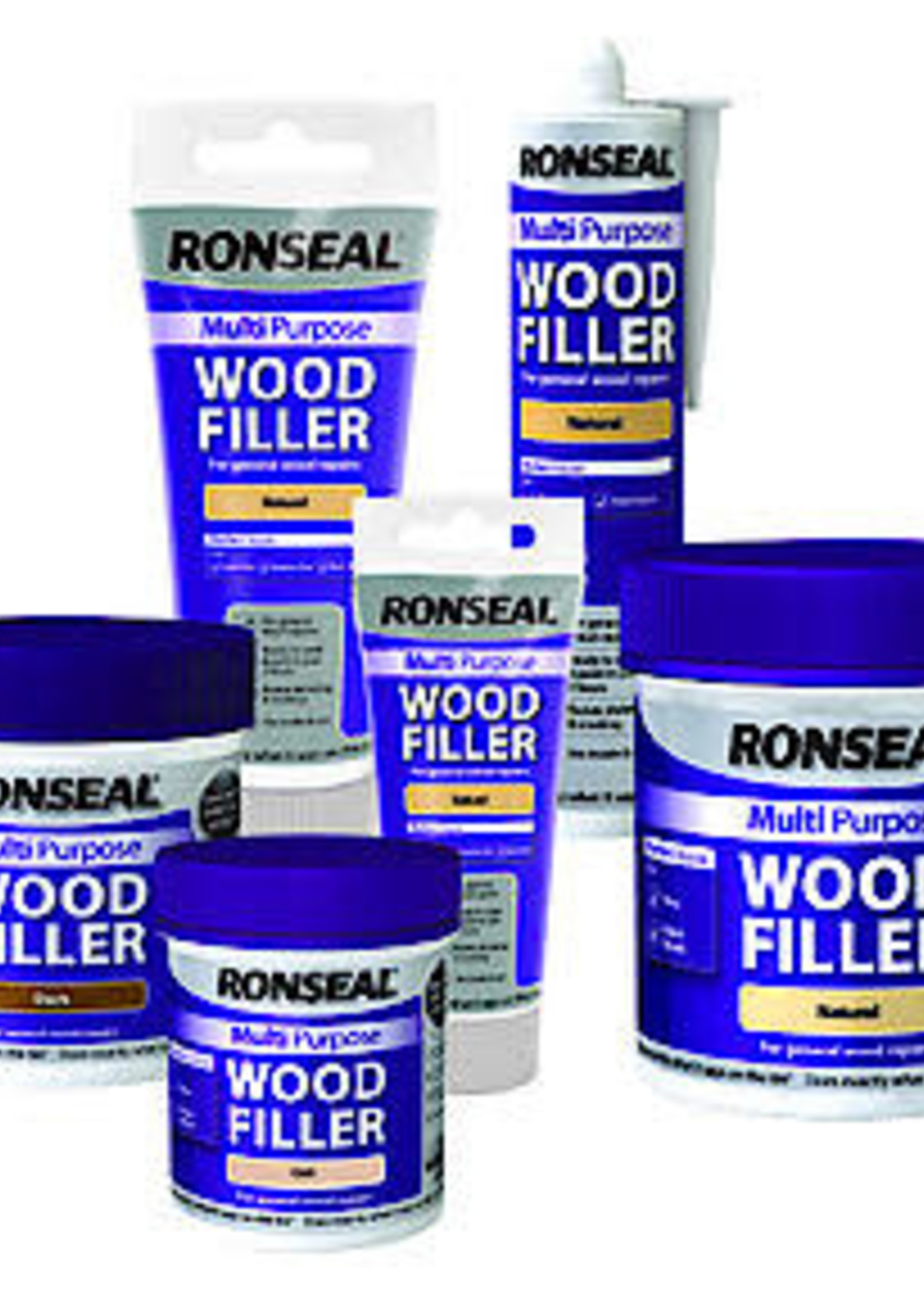 Ronseal Ronseal Multi Purpose Wood Filler Jar 250g White