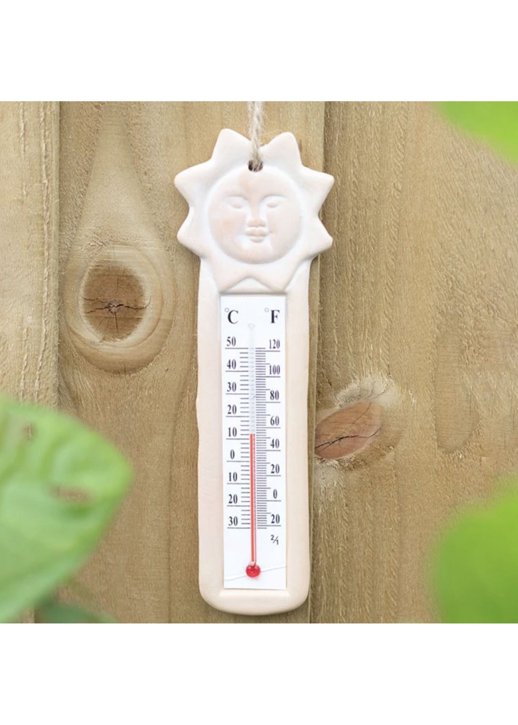 Something Different Terracotta Sun Thermometer