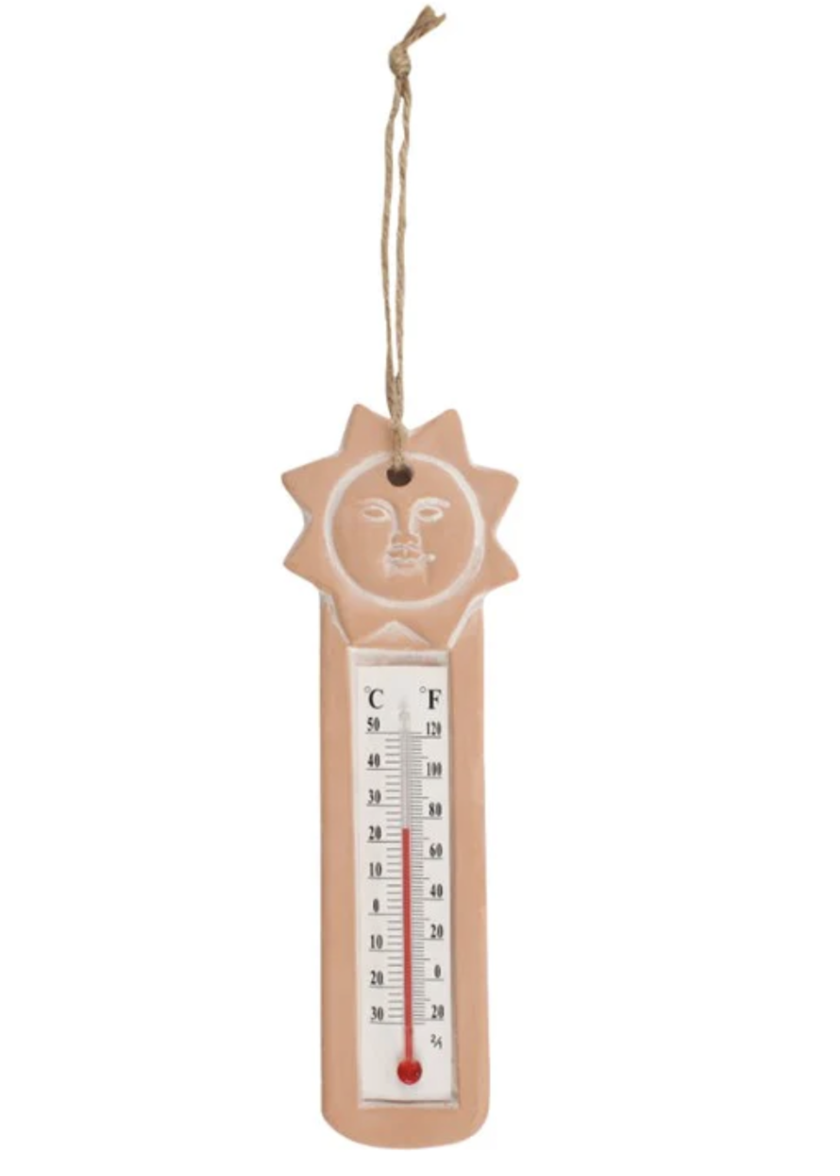 Something Different Terracotta Sun Thermometer