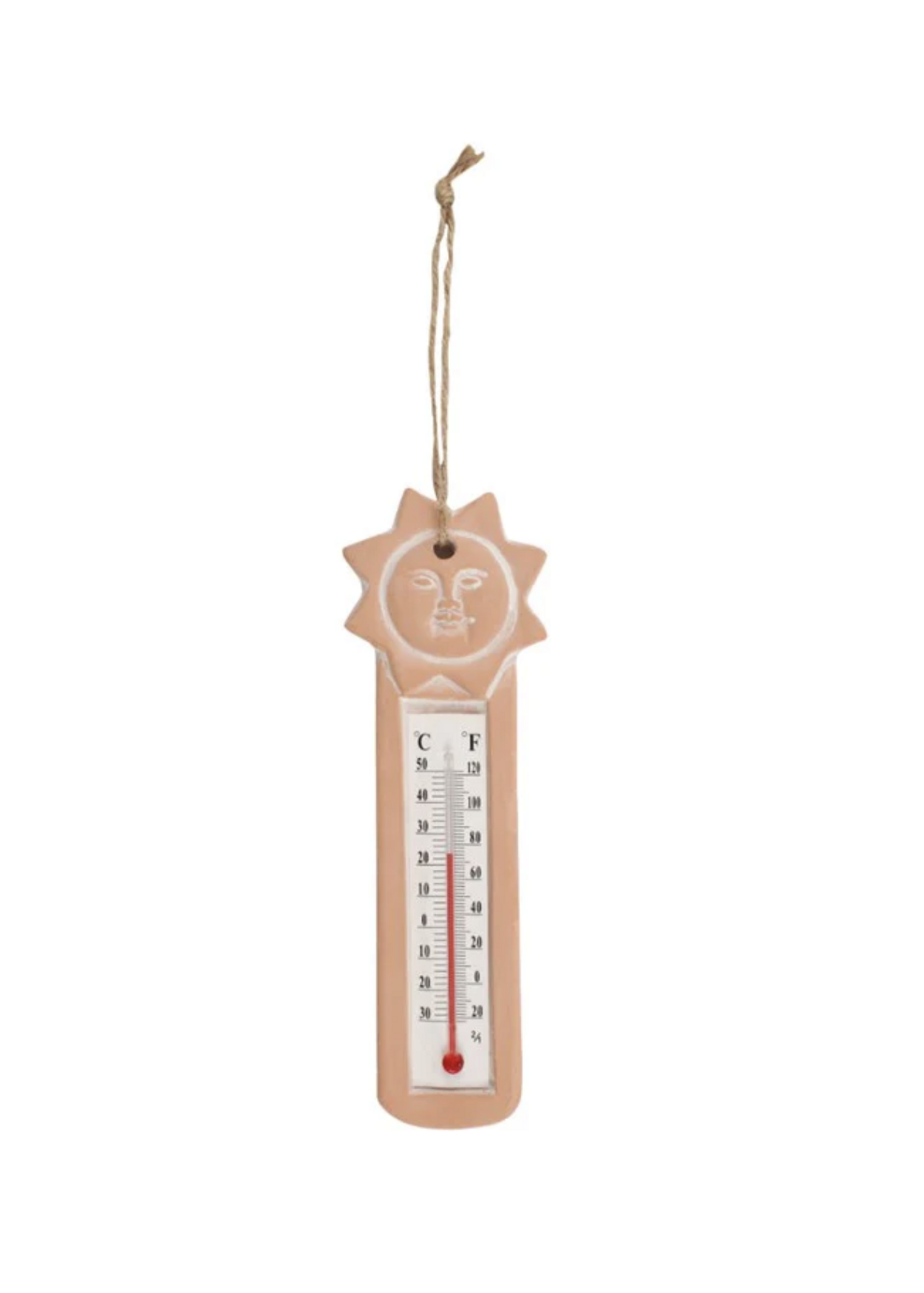 Something Different Terracotta Sun Thermometer