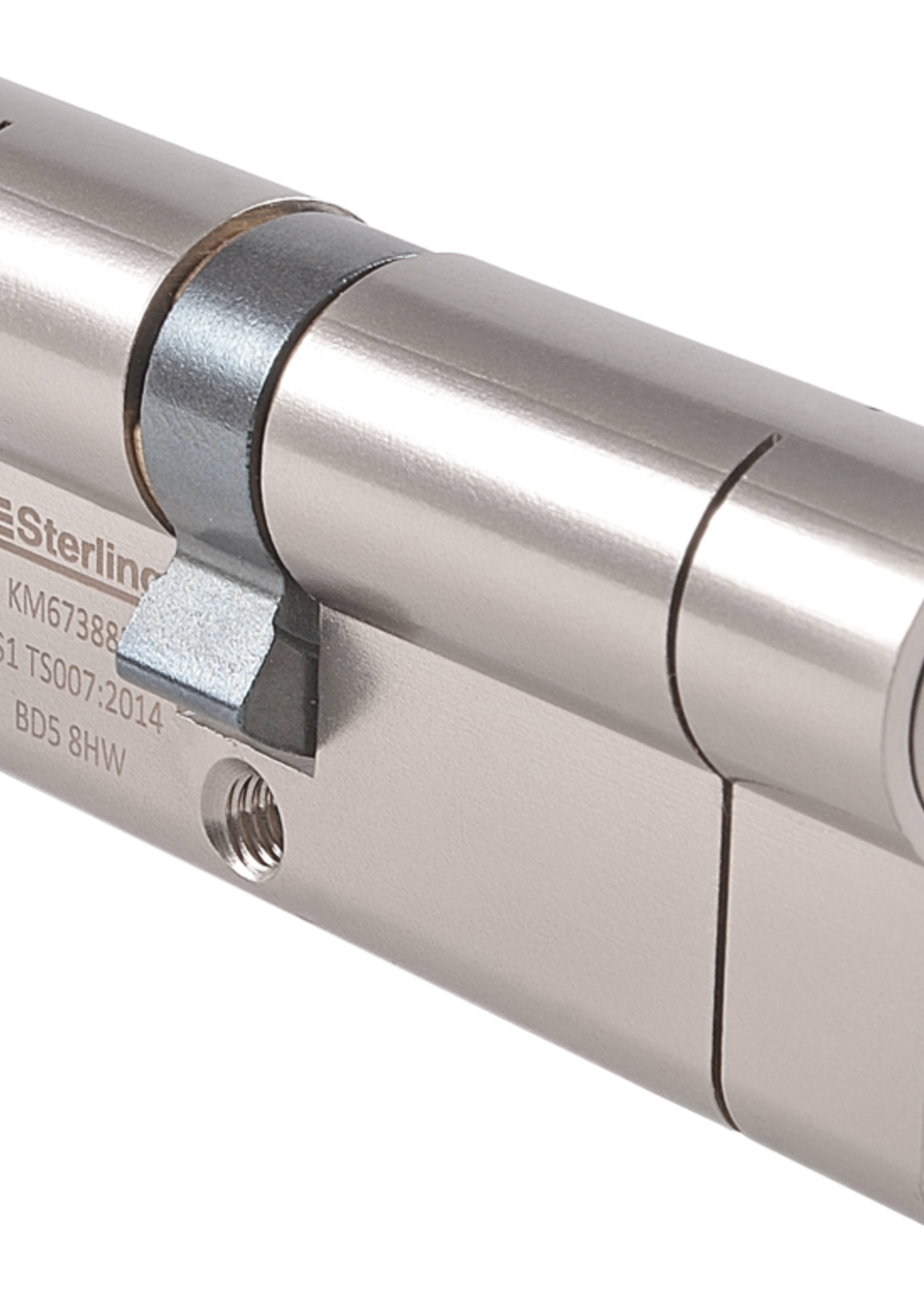 Sterling Sterling 1* Euro Cylinder Lock 45mm x 50mm Nickel