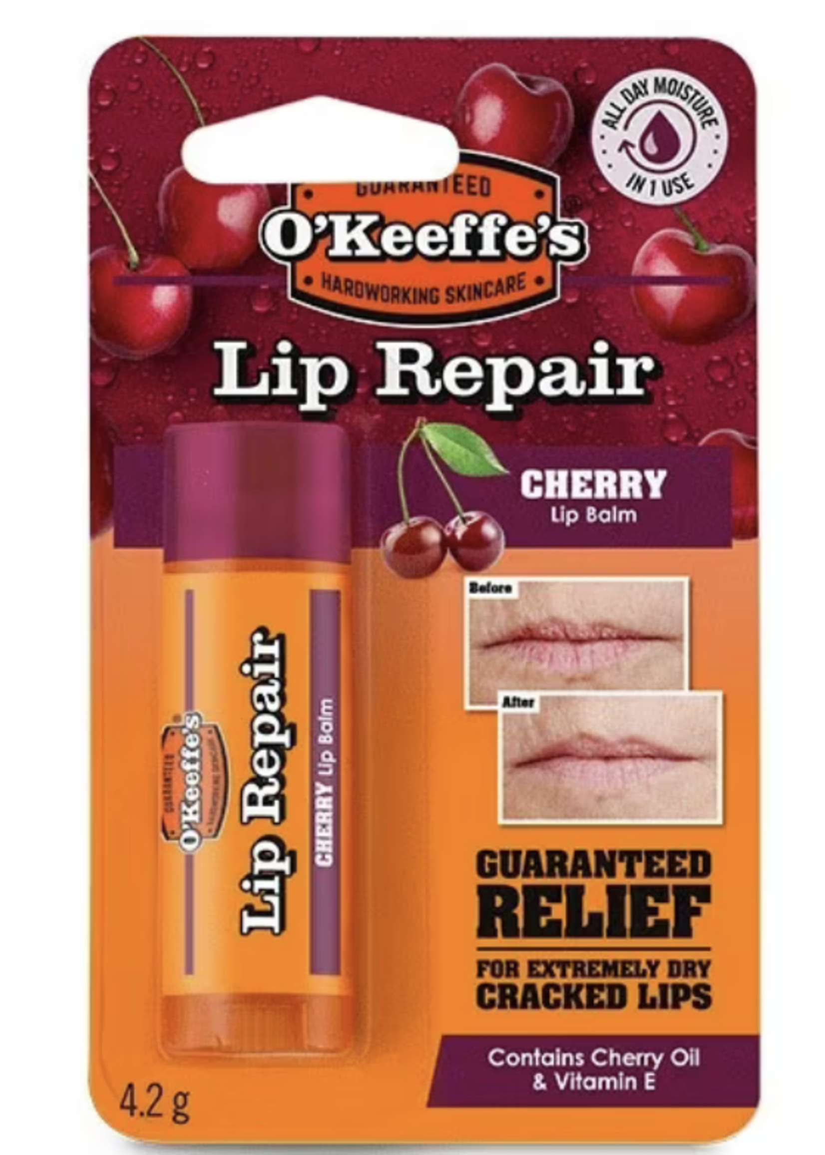 O'Keeffe's Lip Repair Cherry