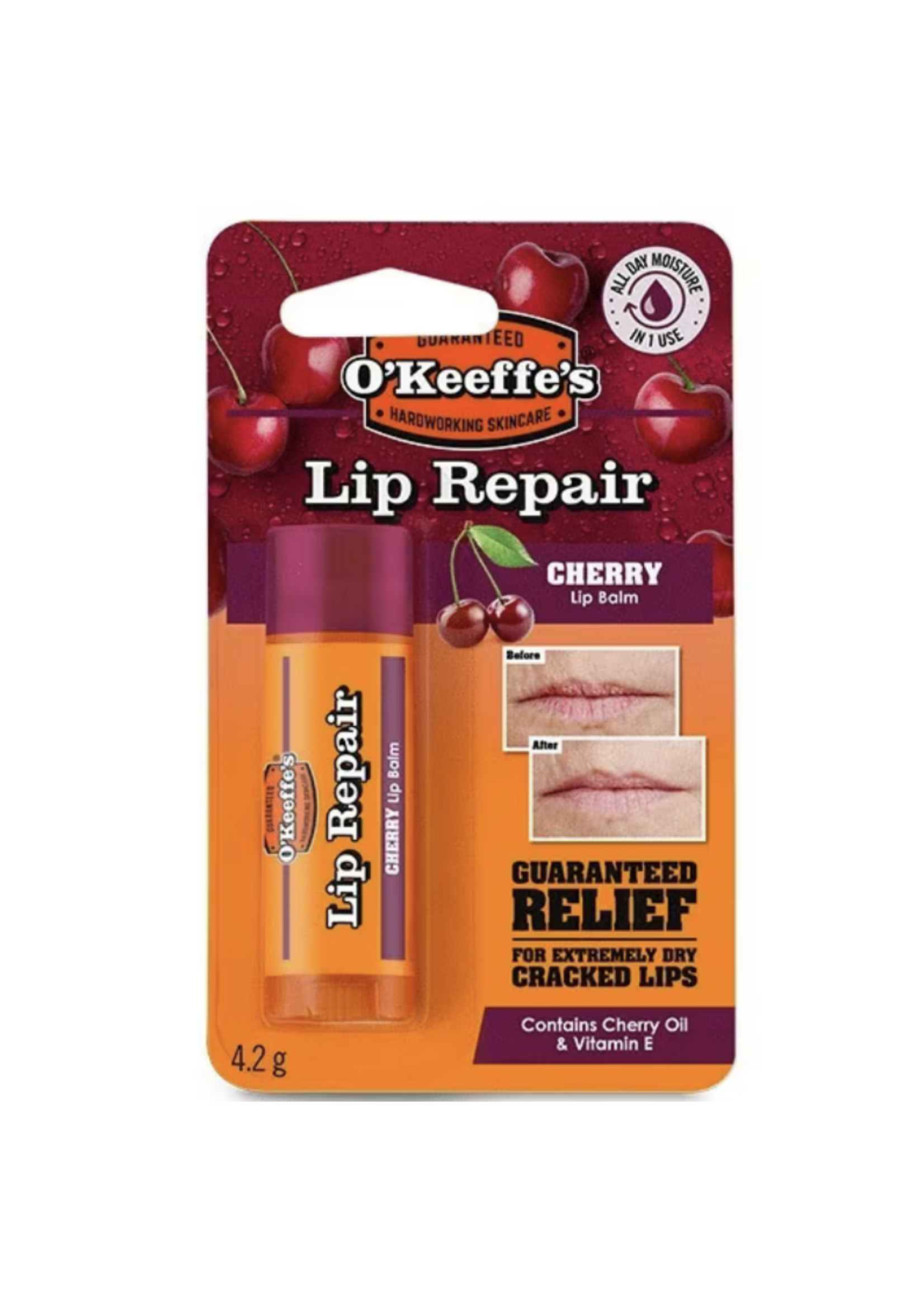 O'Keeffe's Lip Repair Cherry