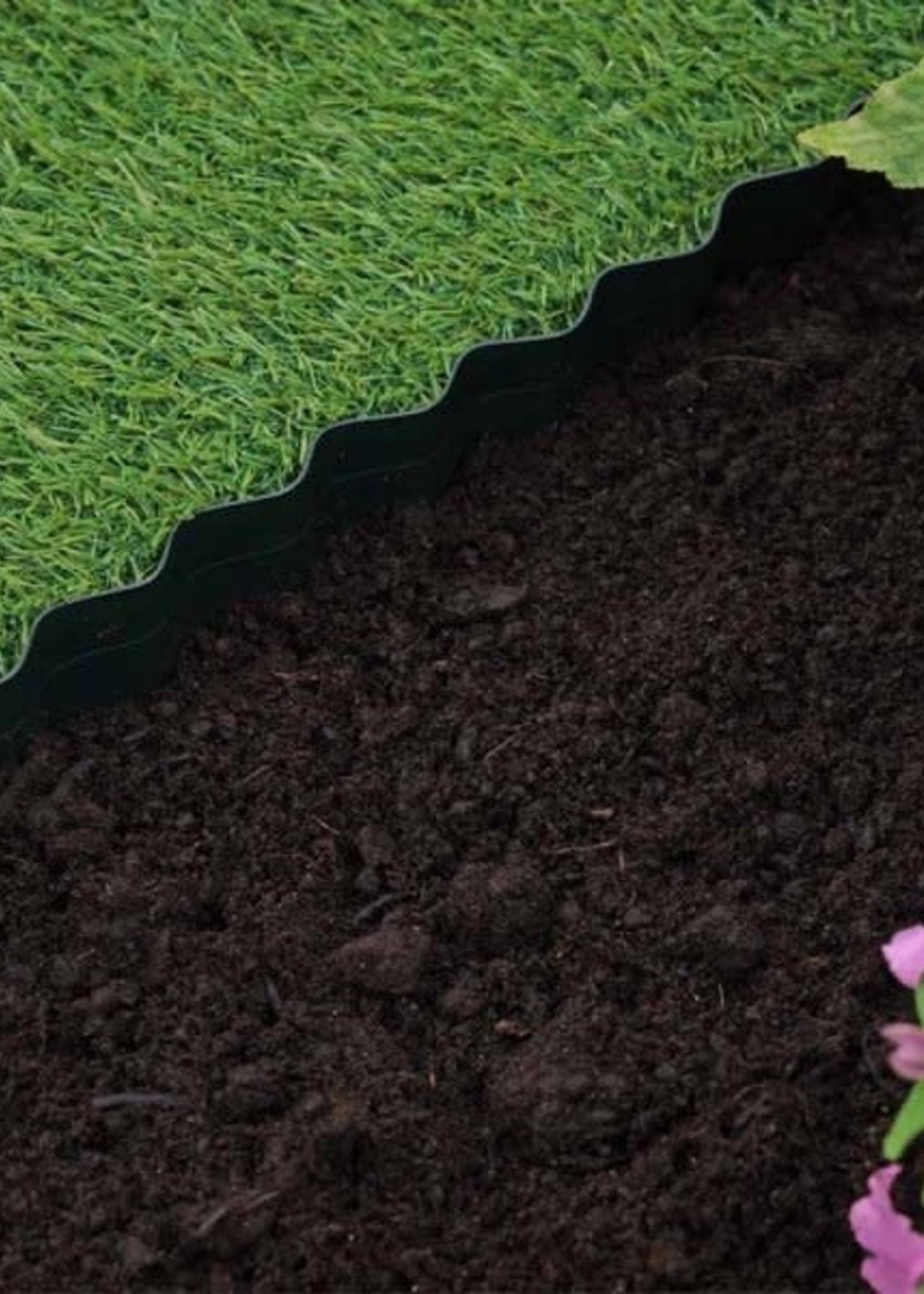 Smart Garden Plastic Lawn Edging - 10cm x 10m