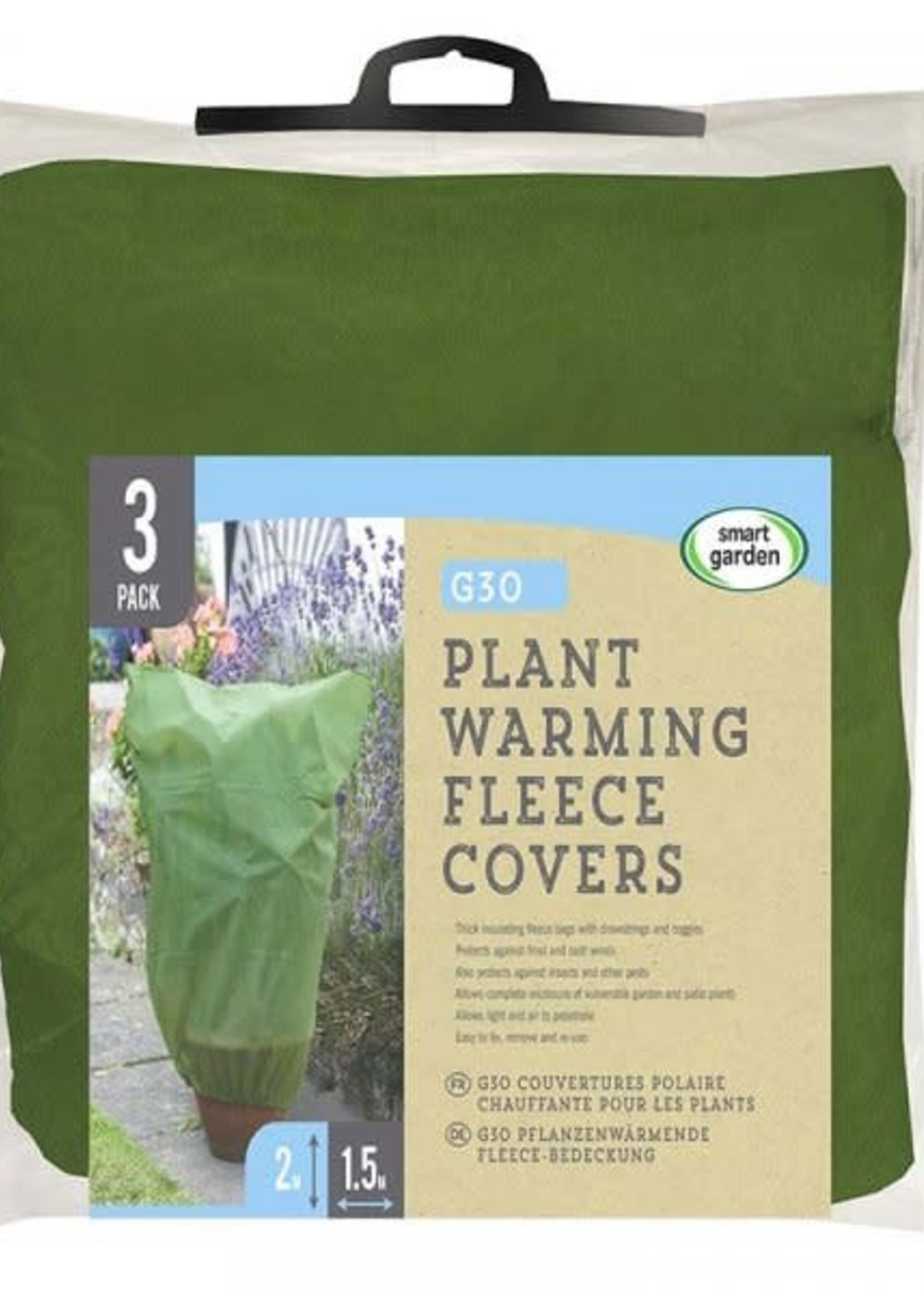 Smart Garden Plant Warming Fleece Covers 2.0m x 1.5m - 3pk