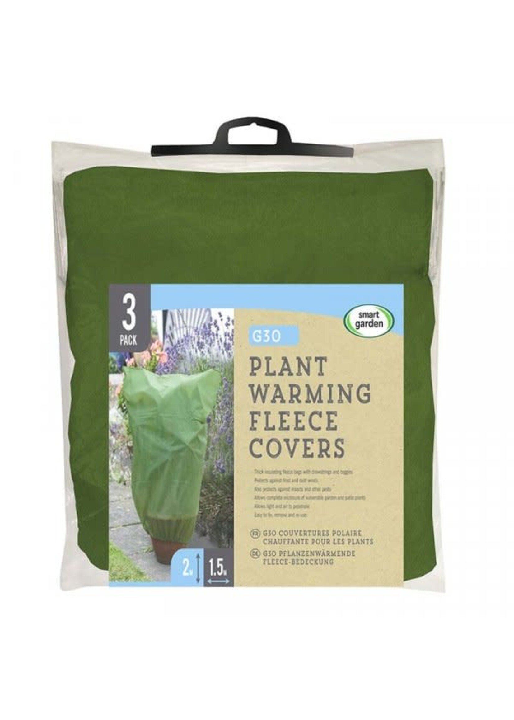 Smart Garden Plant Warming Fleece Covers 2.0m x 1.5m - 3pk