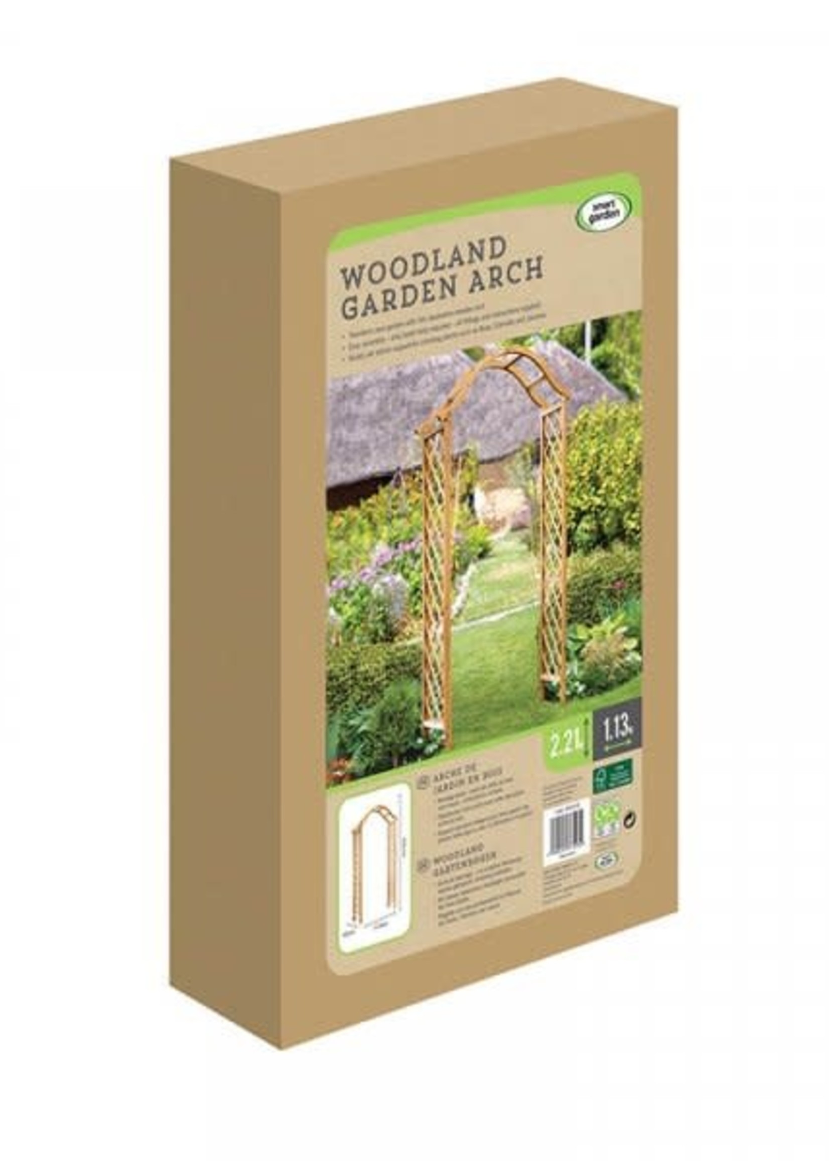 Smart Garden Woodland Garden Arch - Tan,  221 x 113 x 40 cm