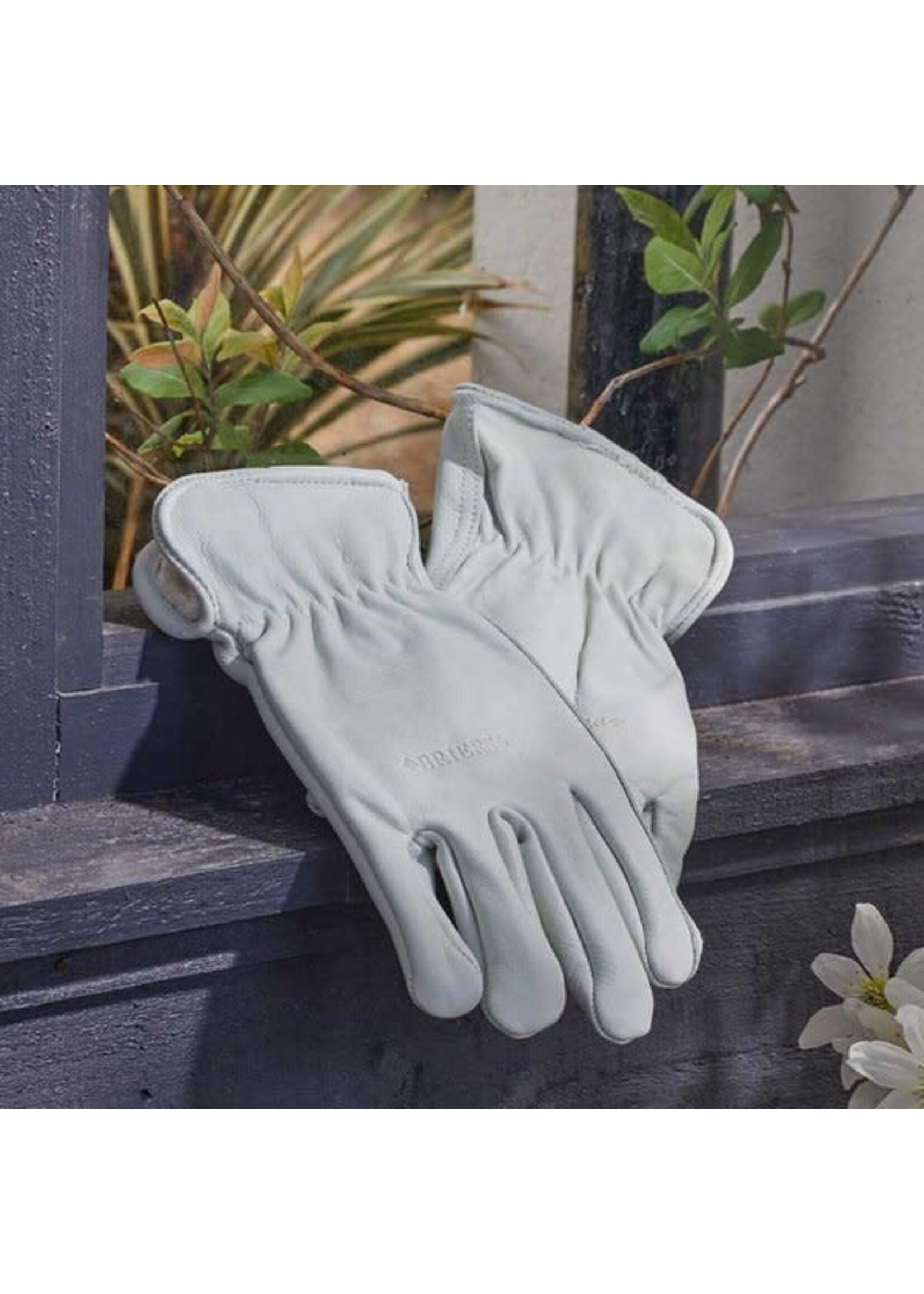 Ultimate Lined Leather Cream Gloves - Size 8 Medium