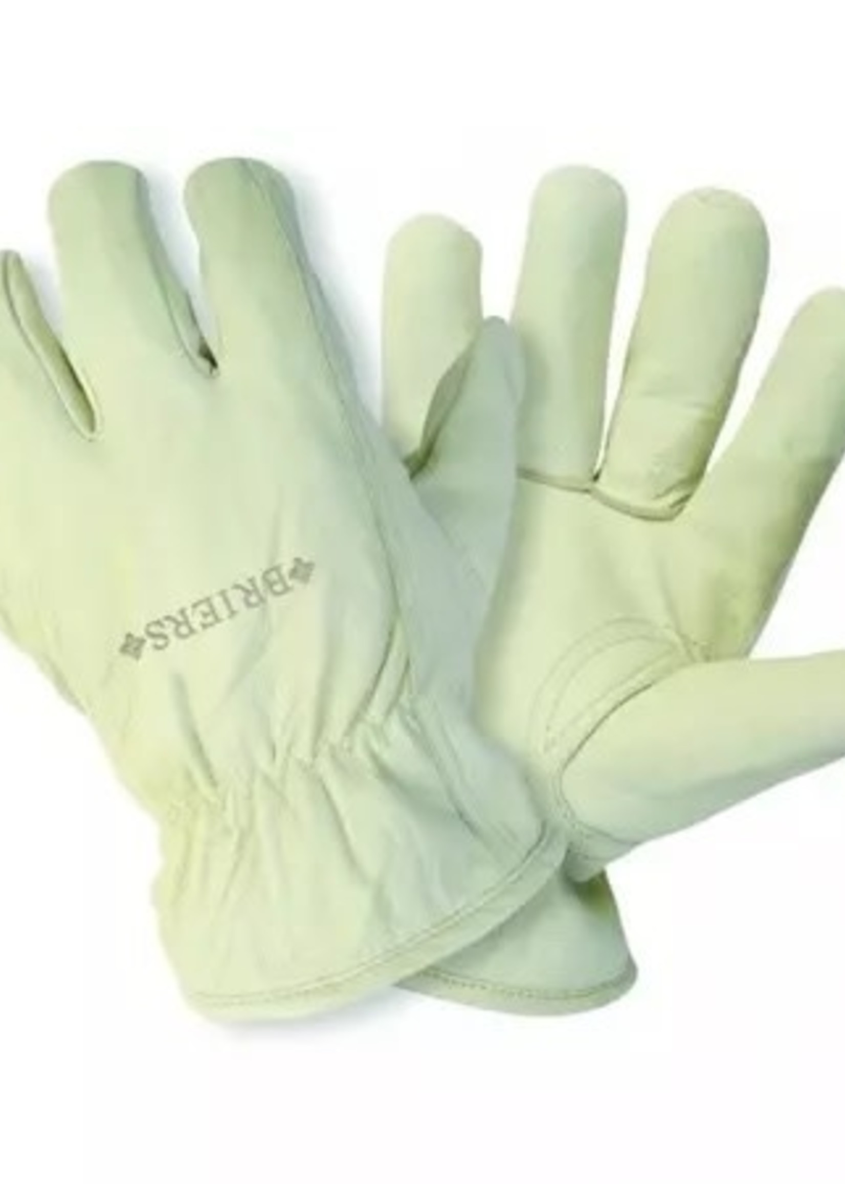 Ultimate Lined Leather Cream Gloves - Size 8 Medium