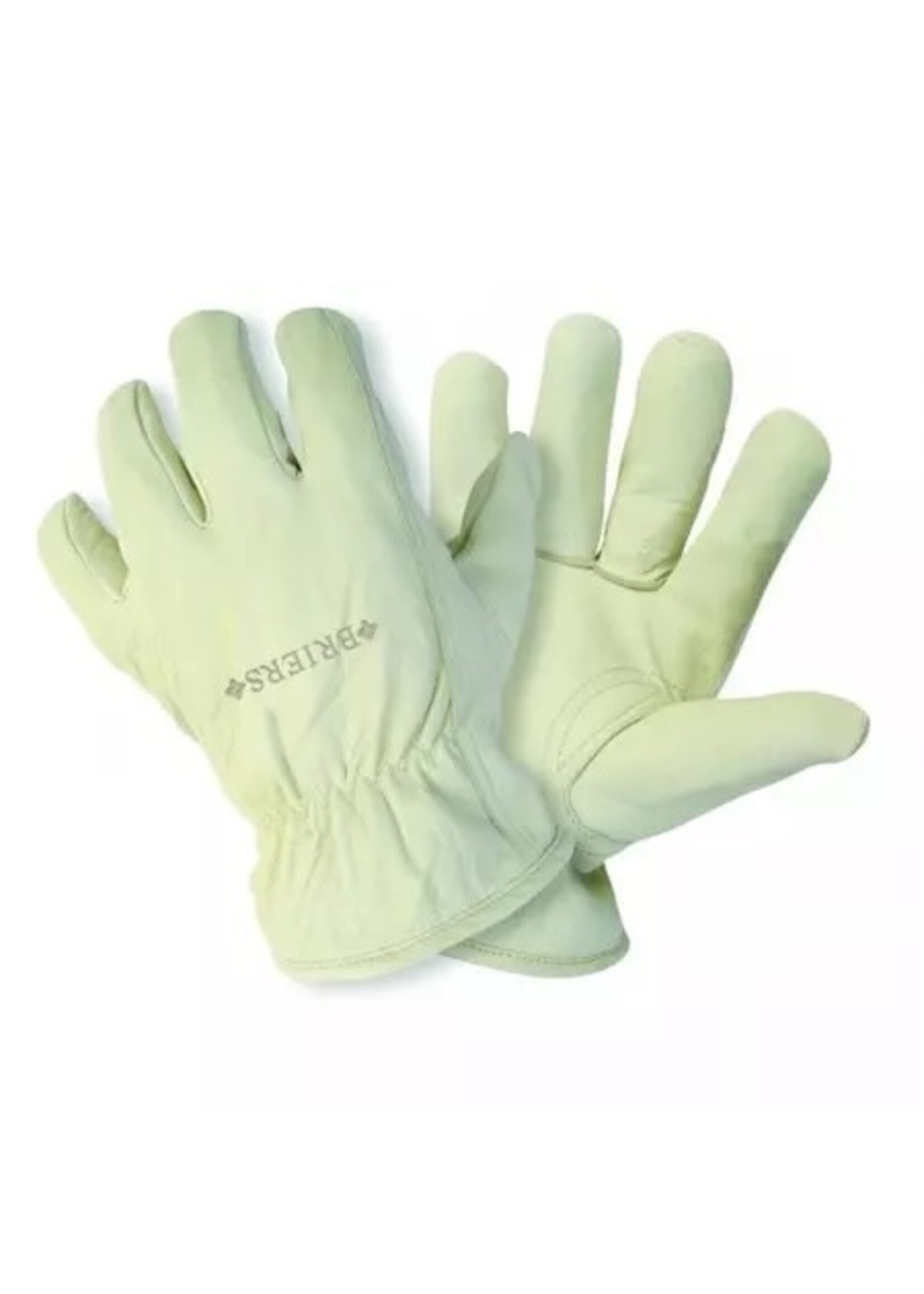 Ultimate Lined Leather Cream Gloves - Size 8 Medium