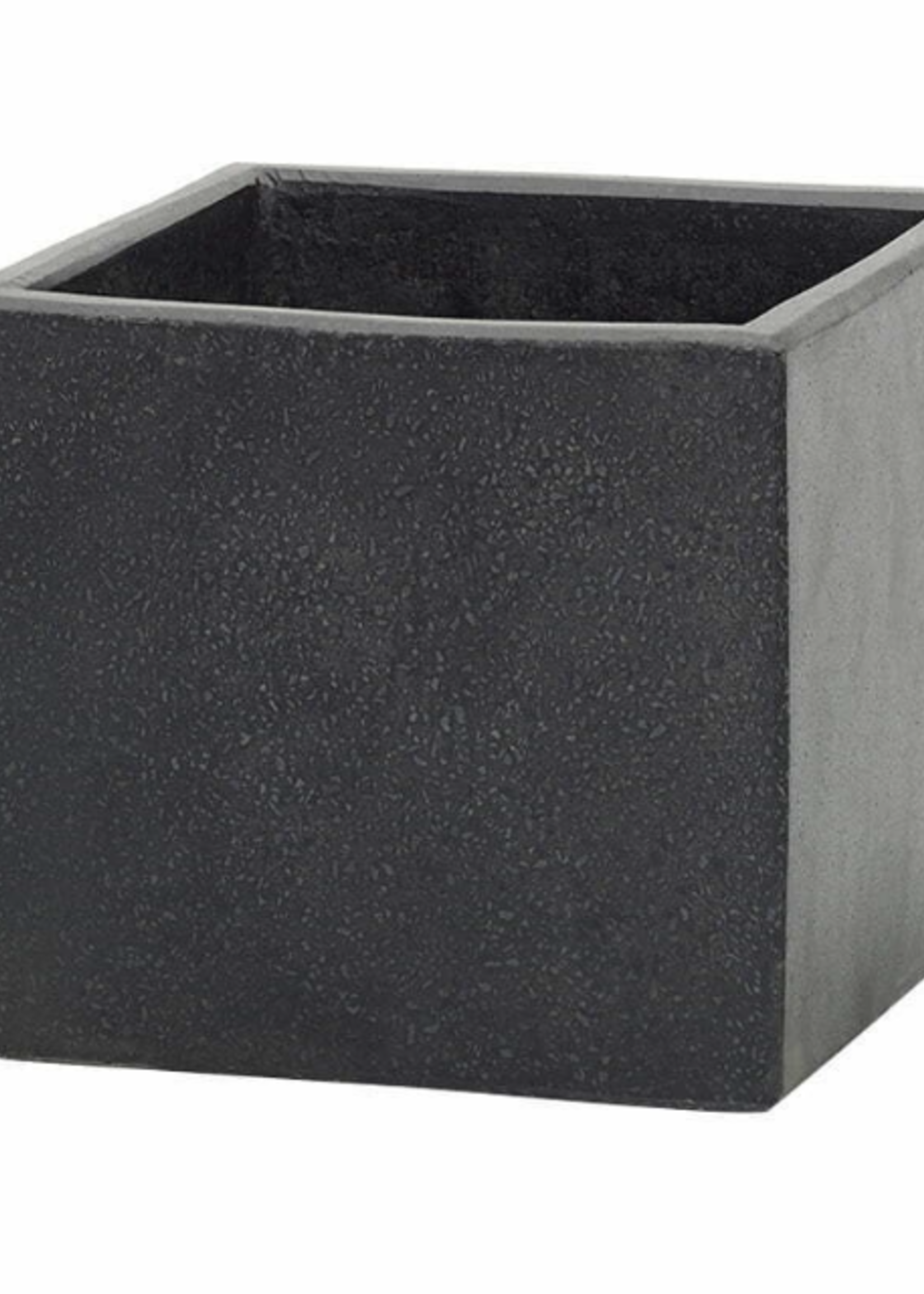 Lightweight Terrazzo Cube 23cm - Black or Grey