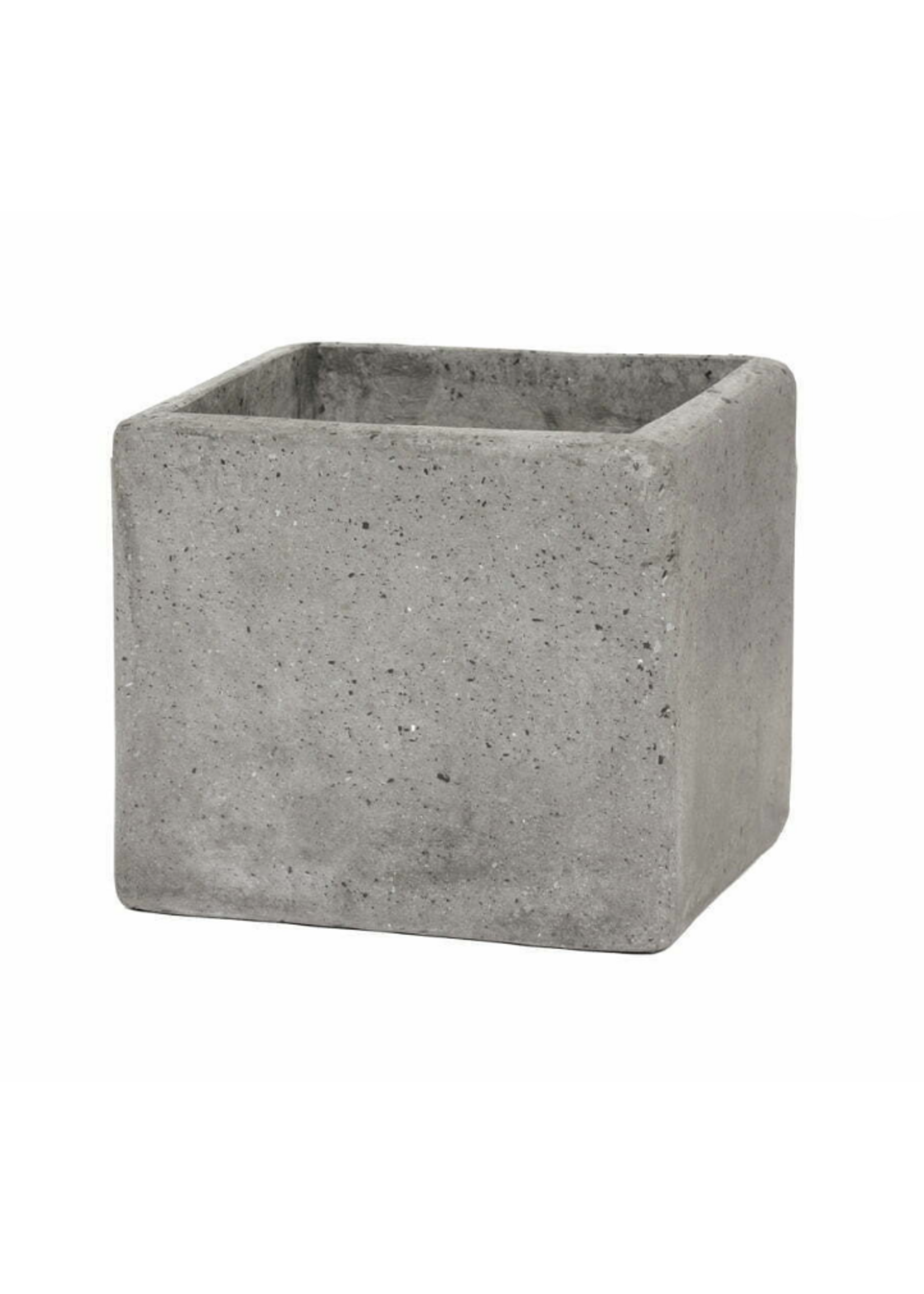Lightweight Terrazzo Cube 30cm Black or Grey