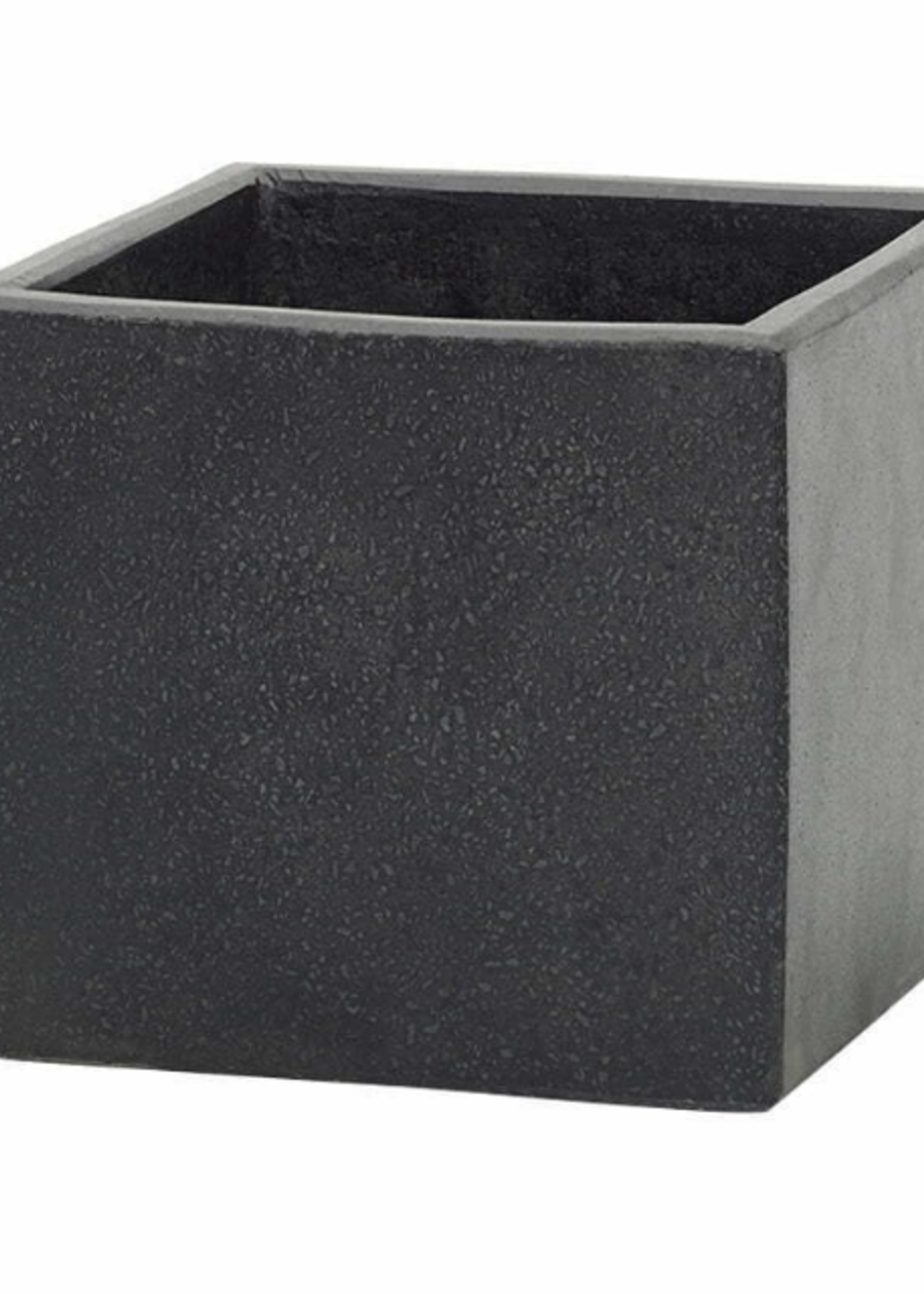 Lightweight Terrazzo Cube 30cm Black or Grey