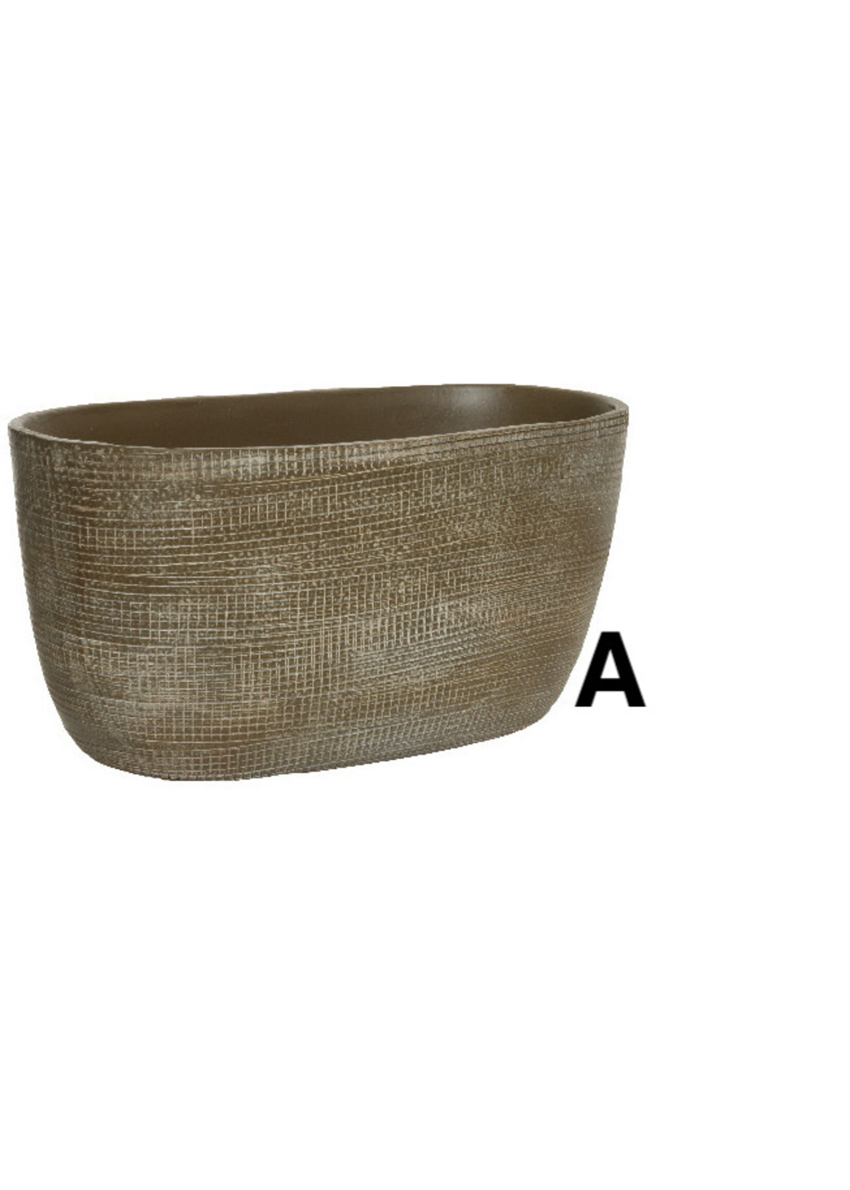 Decoris Oval Terracotta Planter 30 x 13cm