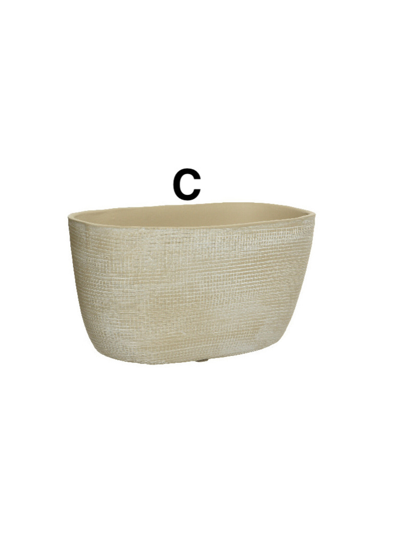 Decoris Oval Terracotta Planter 30 x 13cm