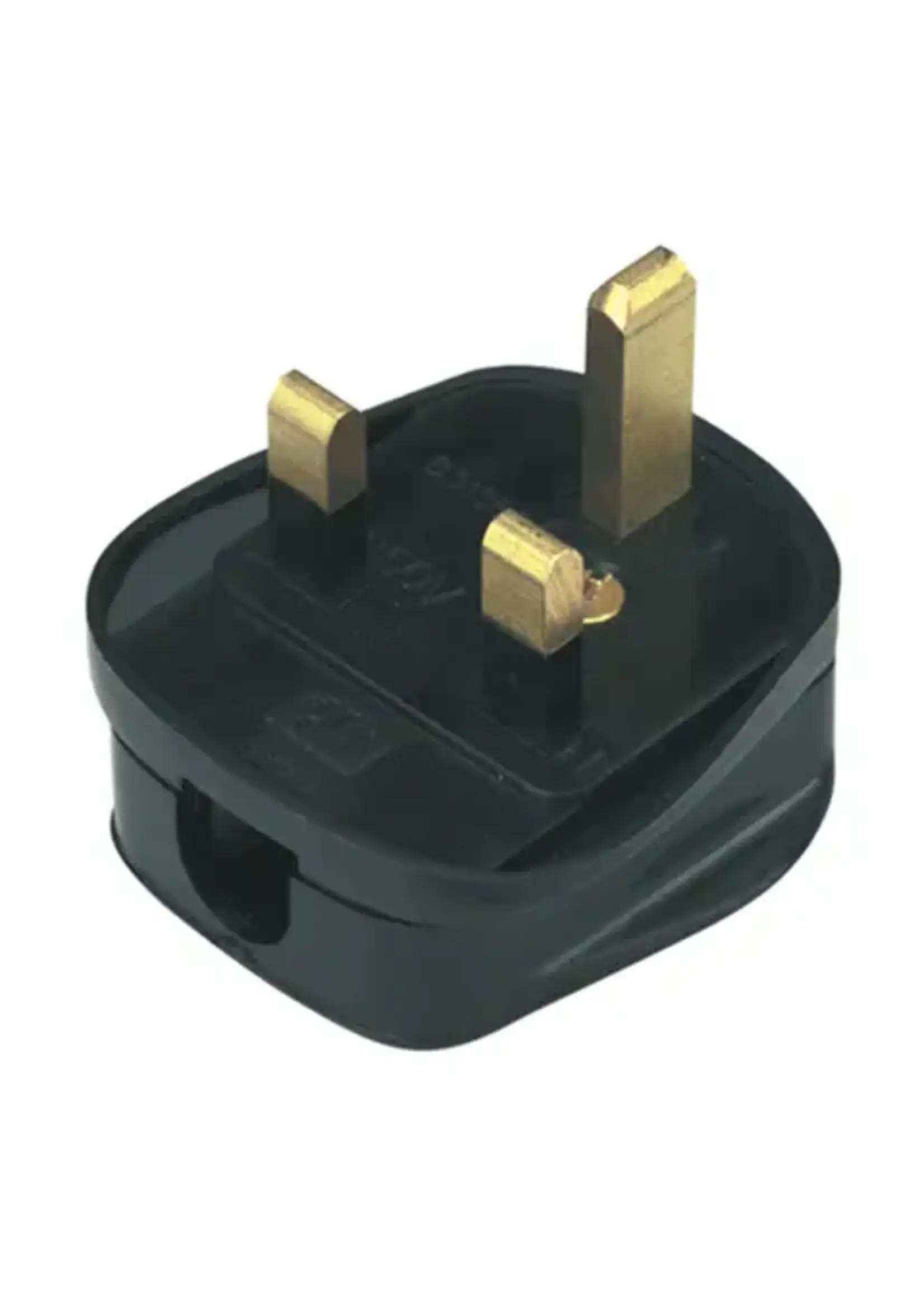 Pro-Elec Securlec UK Mains Plug Black Fused 13A