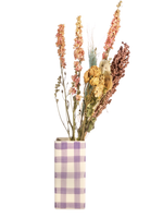 Sass & Belle Gingham Vase Lilac