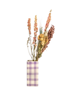 Sass & Belle Gingham Vase Lilac