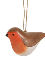 Sass & Belle Wooden Robin Hanging Decoration