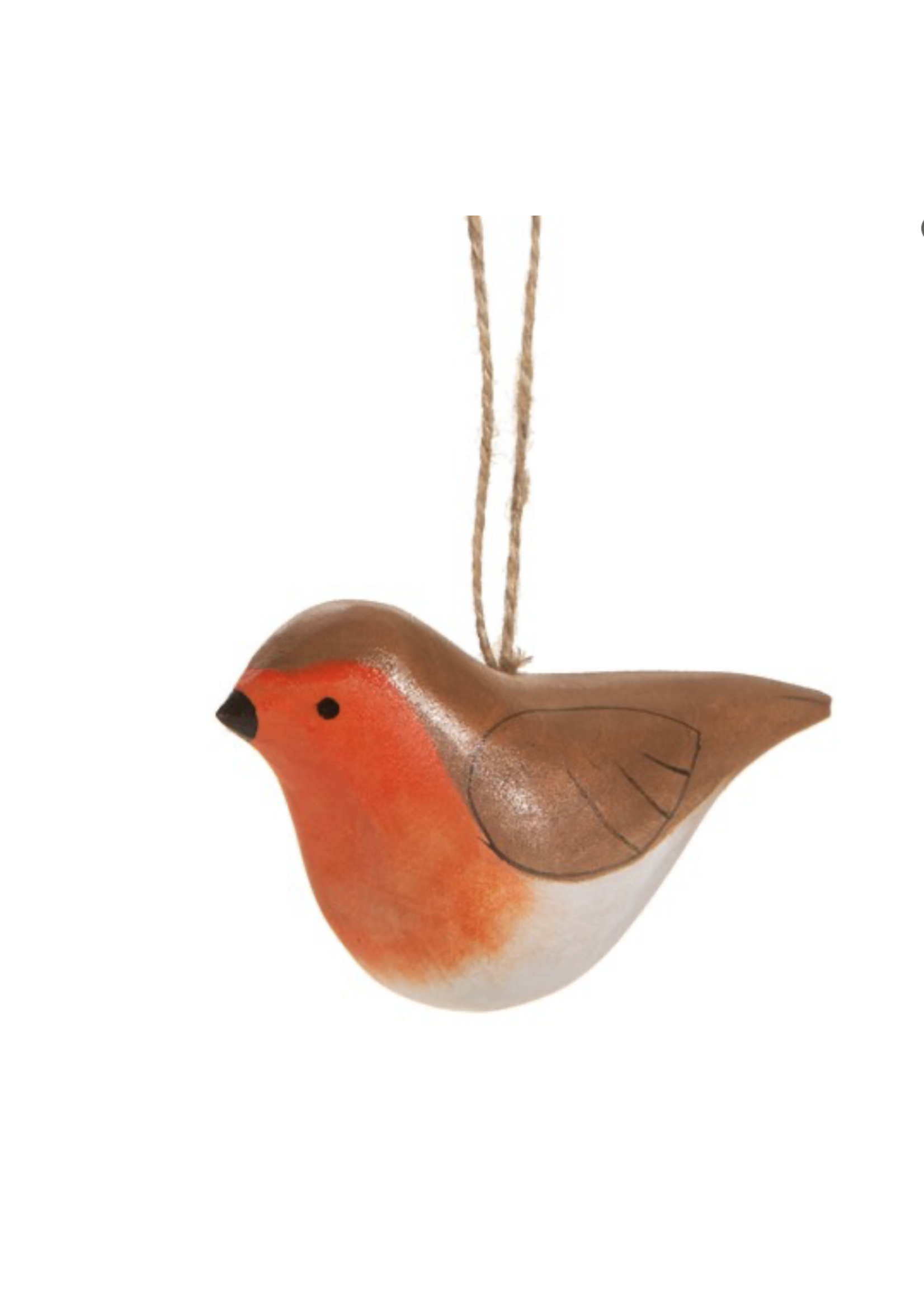 Sass & Belle Wooden Robin Hanging Decoration