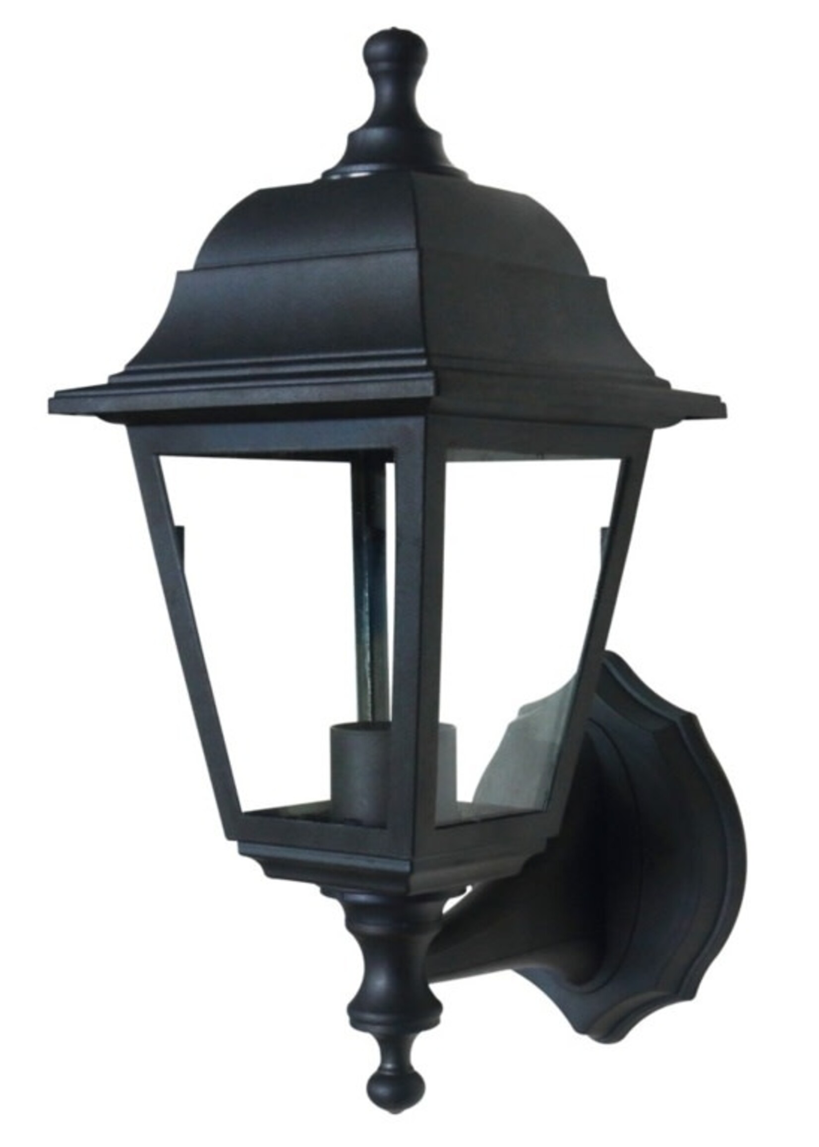 Lyvia Outdoor Black Wall Light Lantern