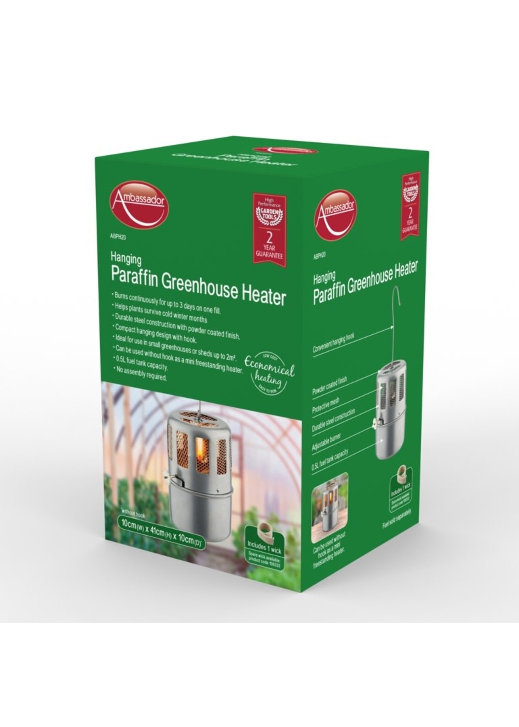 Ambassador Ambassador Hanging Paraffin Greenhouse Heater