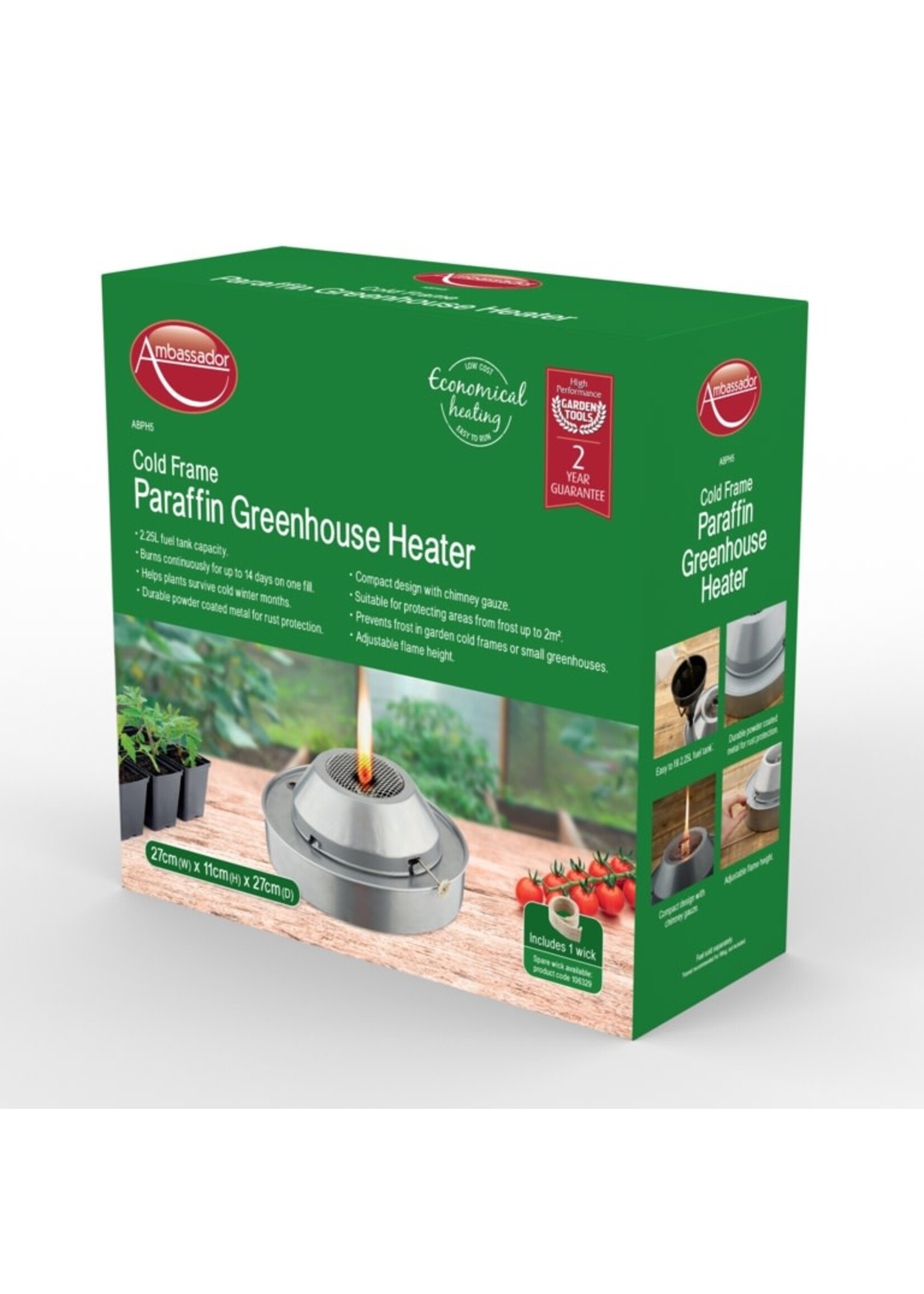 Ambassador Ambassador Cold Frame Paraffin Greenhouse Heater