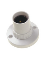 Pro-Elec Batten Lamp Holder White B22 / BC