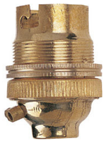 Dencon Dencon Brass Lamp Holder B22 / BC *disc