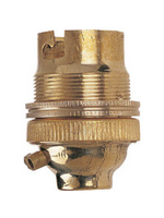 Dencon Dencon Brass Lamp Holder B22 / BC *disc