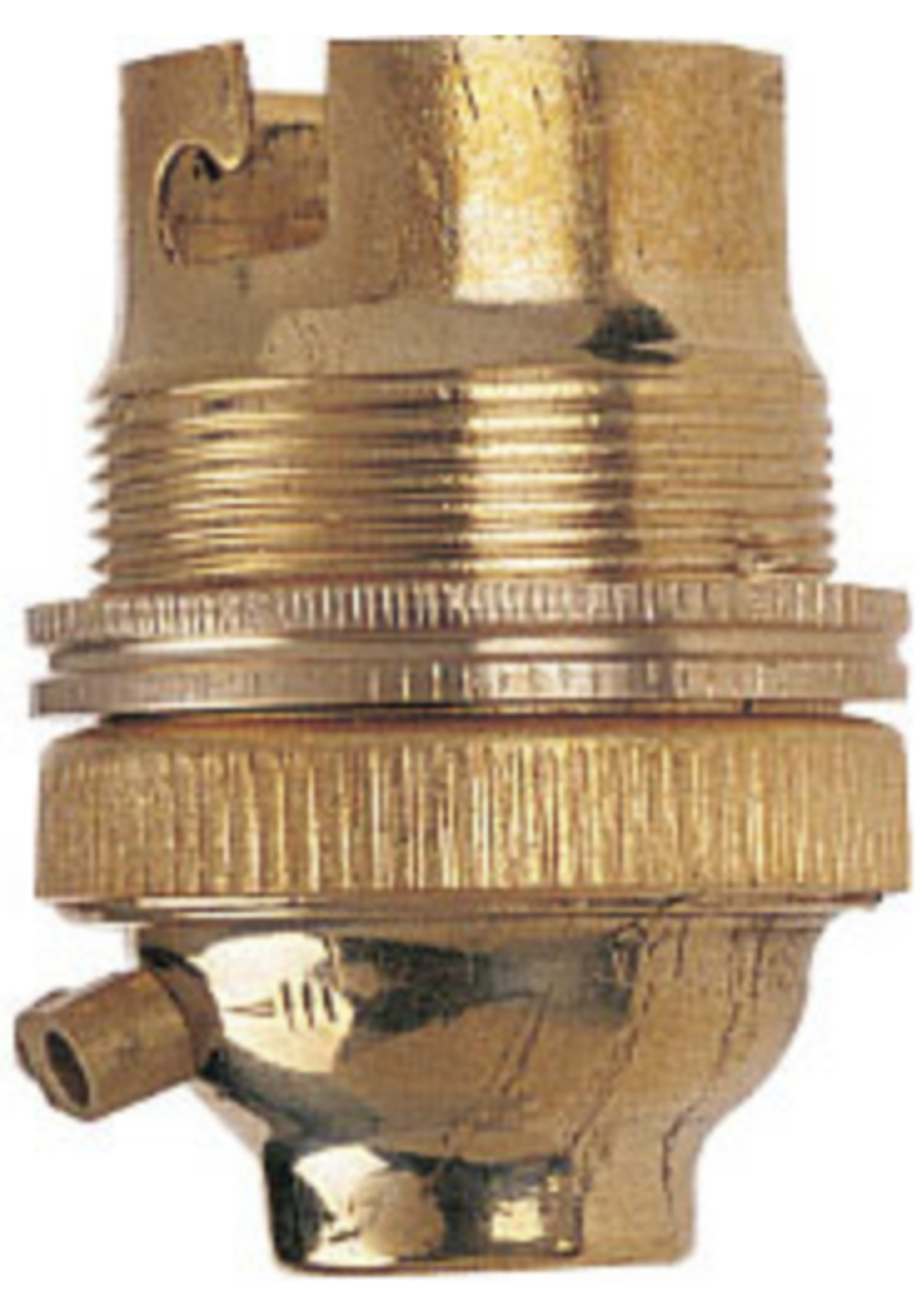 Dencon Dencon Brass Lamp Holder B22 / BC *disc