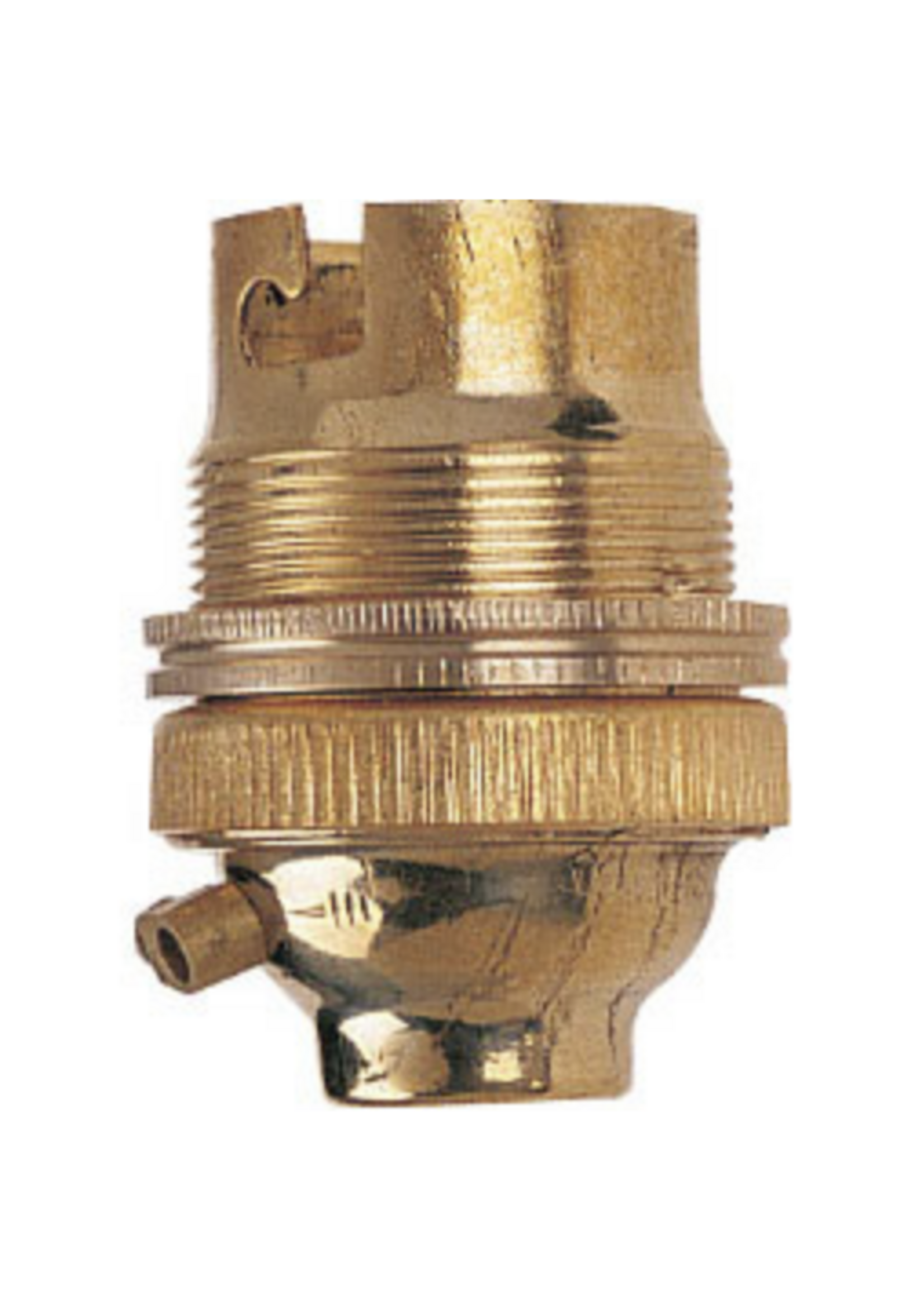 Dencon Dencon Brass Lamp Holder B22 / BC *disc