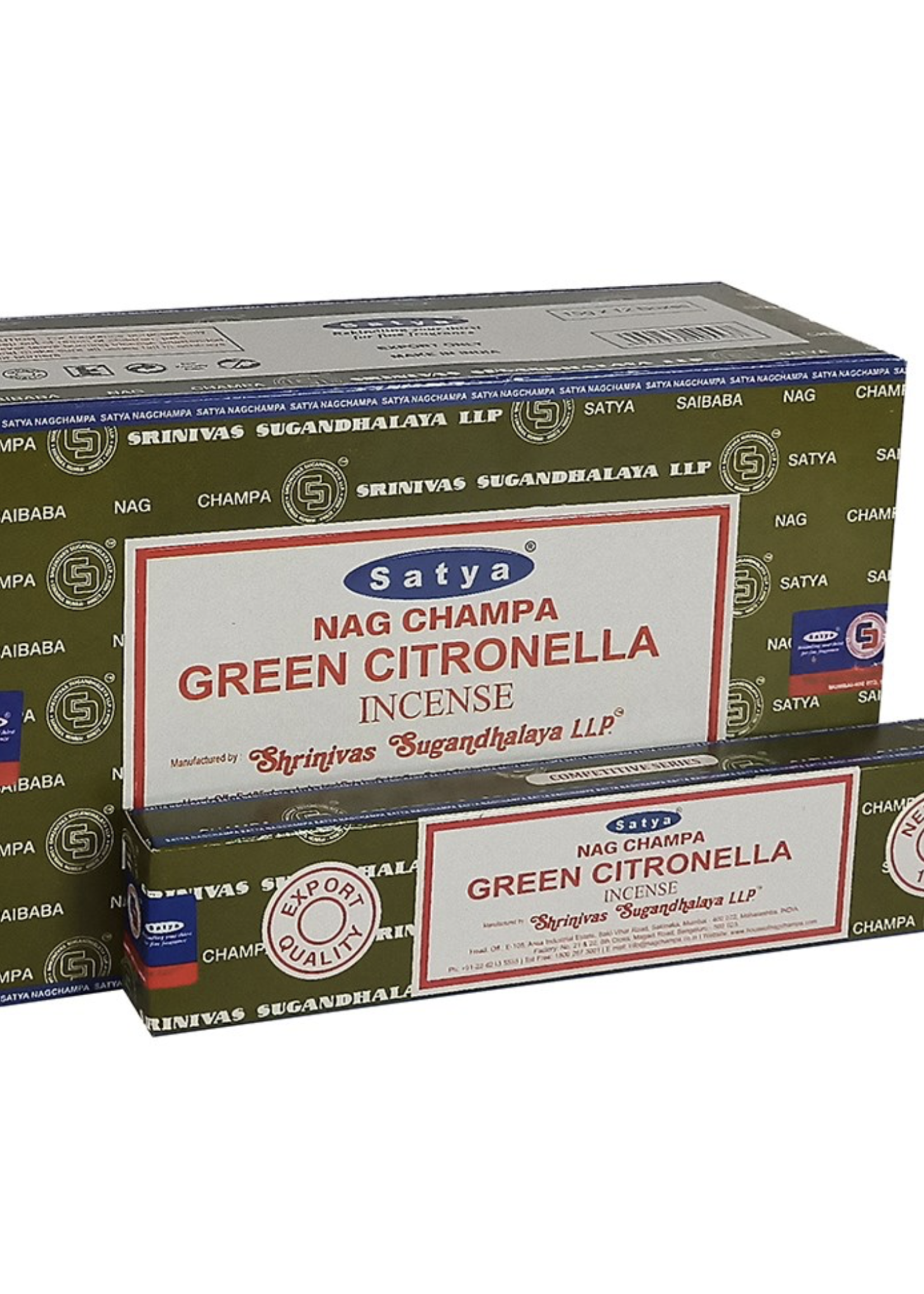 Satya Green Citronella Incense