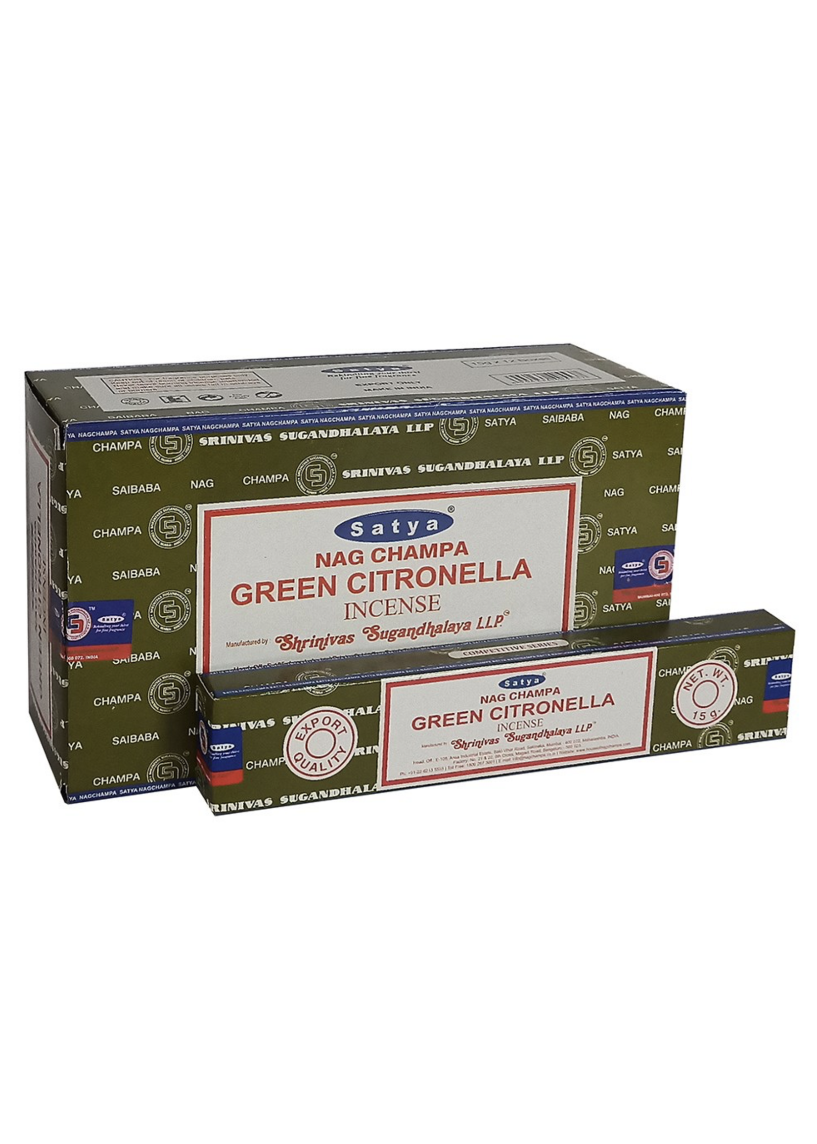 Satya Green Citronella Incense