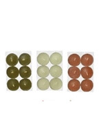 Decoris Citronella Tee Lights 6 x 3 Hours (3 assorted colours - price is for one pack).