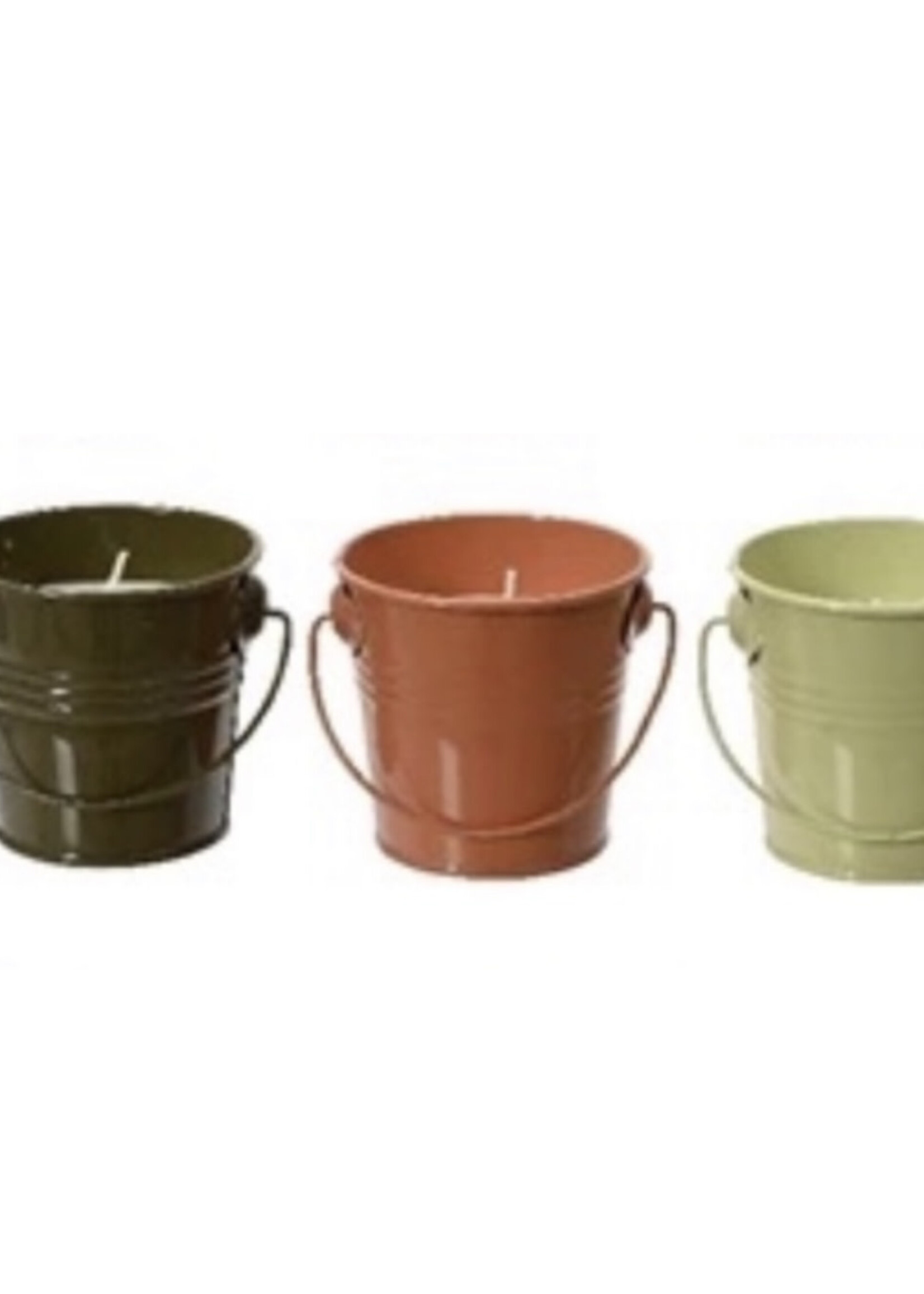 Decoris Citronella Candle Coloured Tin 12 Hours (3 colours - price is for one tin)