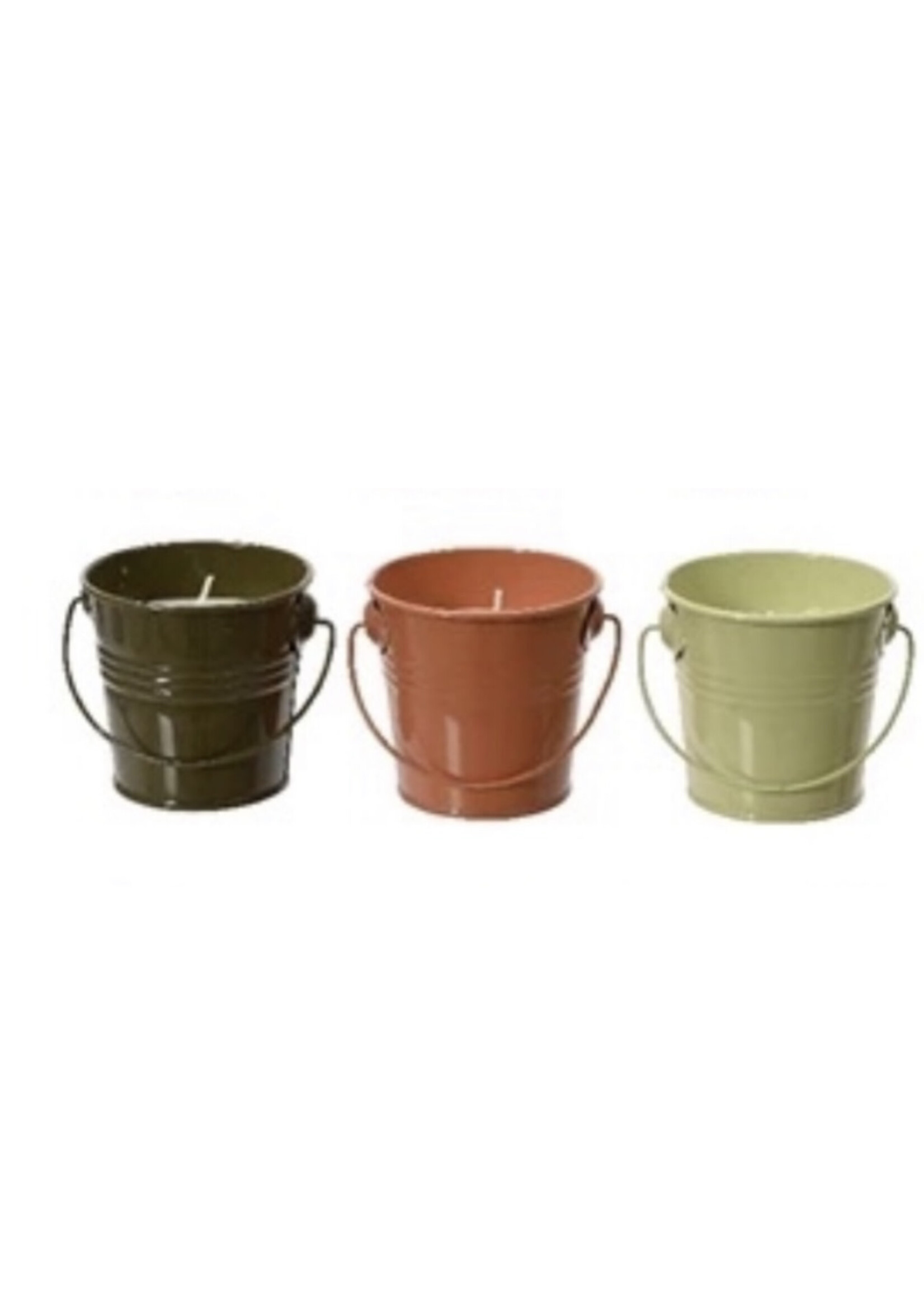 Decoris Citronella Candle Coloured Tin 12 Hours (3 colours - price is for one tin)