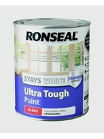 Ronseal Ronseal Stays White Ultra Tough Gloss 750ml