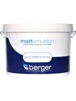 Crown Berger Matt Emulsion 10L Pure Brillliant White