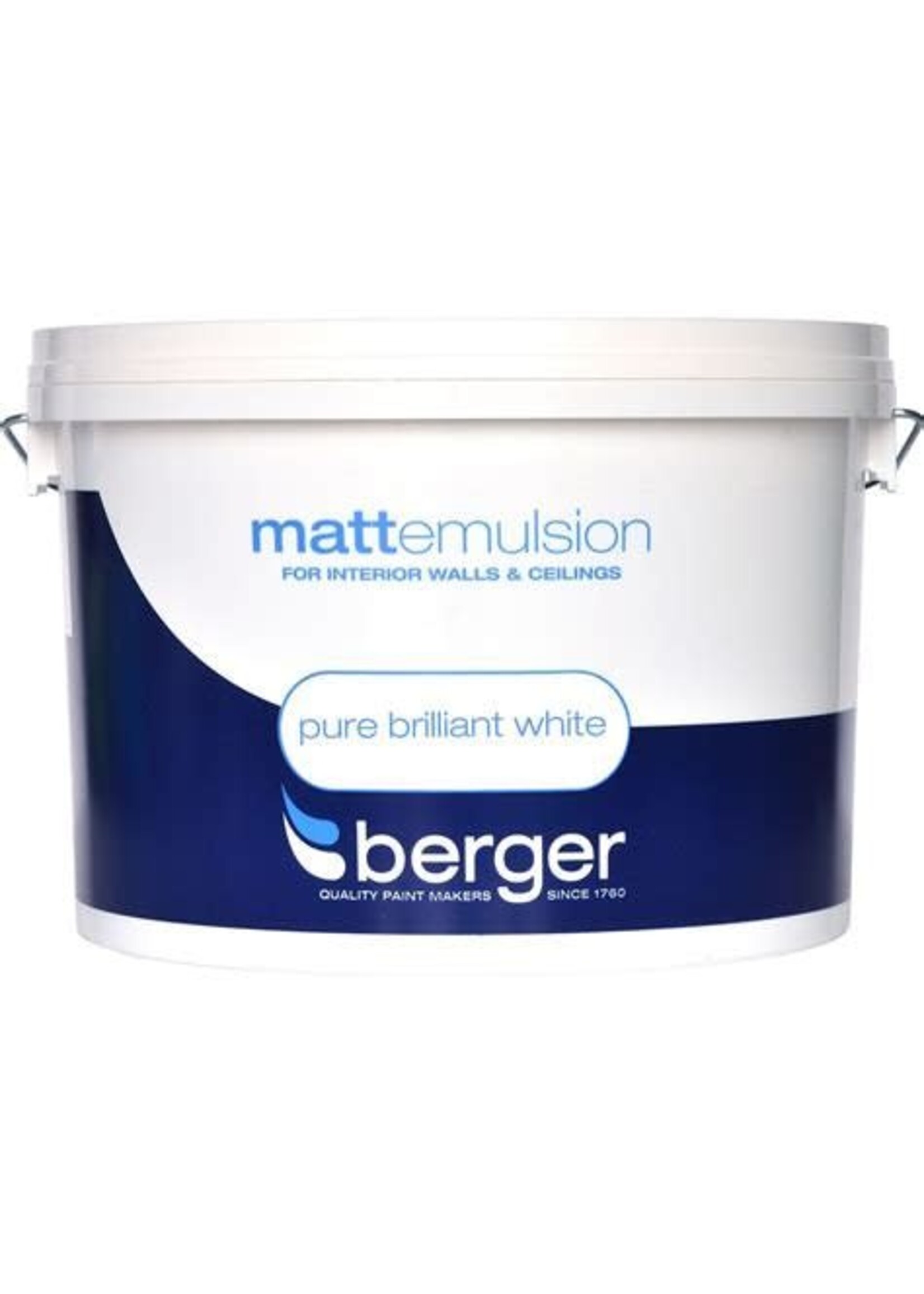 Crown Berger Matt Emulsion 10L Pure Brillliant White