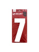 Securit White Self Adhesive Wheelie Bin Numbers Pack 2 No 7
