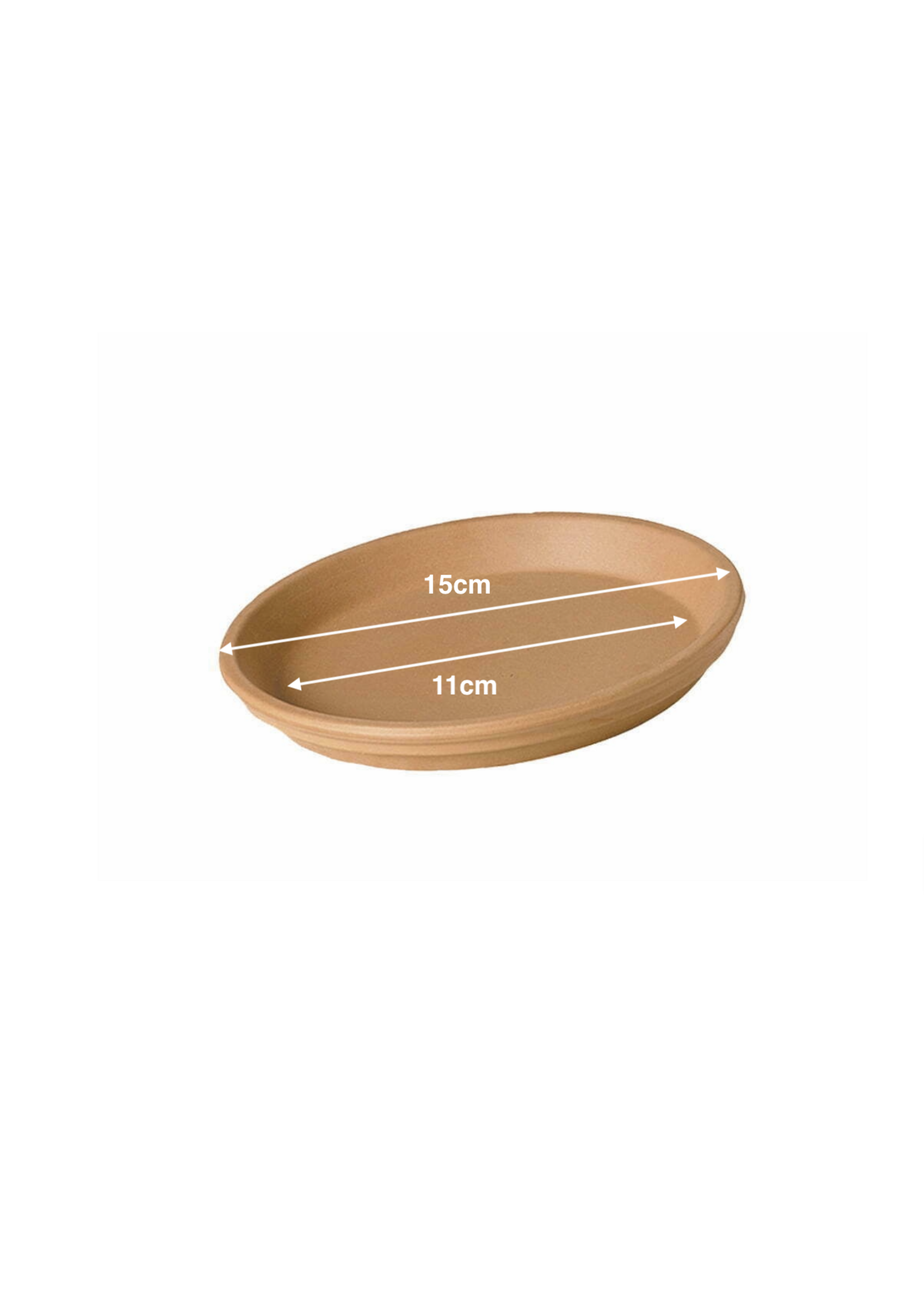Verona Water Resistant Terracotta Saucer 15cm