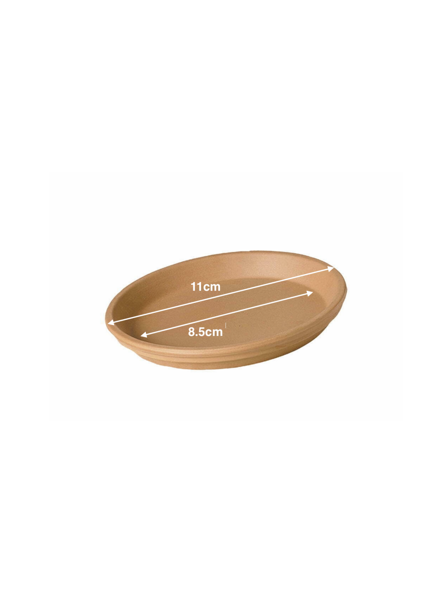 Verona Water Resistant Terracotta Saucer 11cm