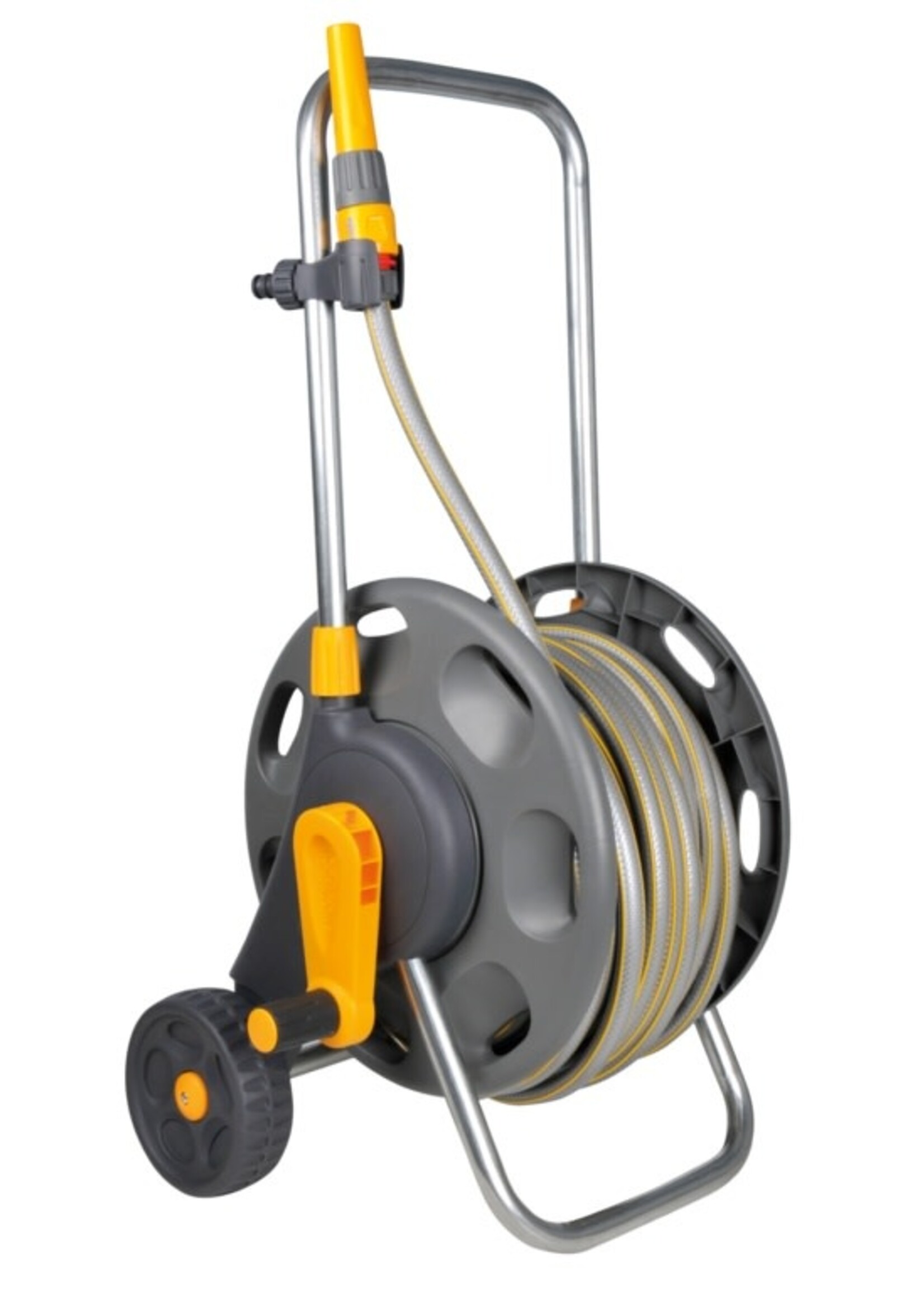 Hozelock Hozelock 60m Assembled Hose reel Cart With 50m Hose & Fittings