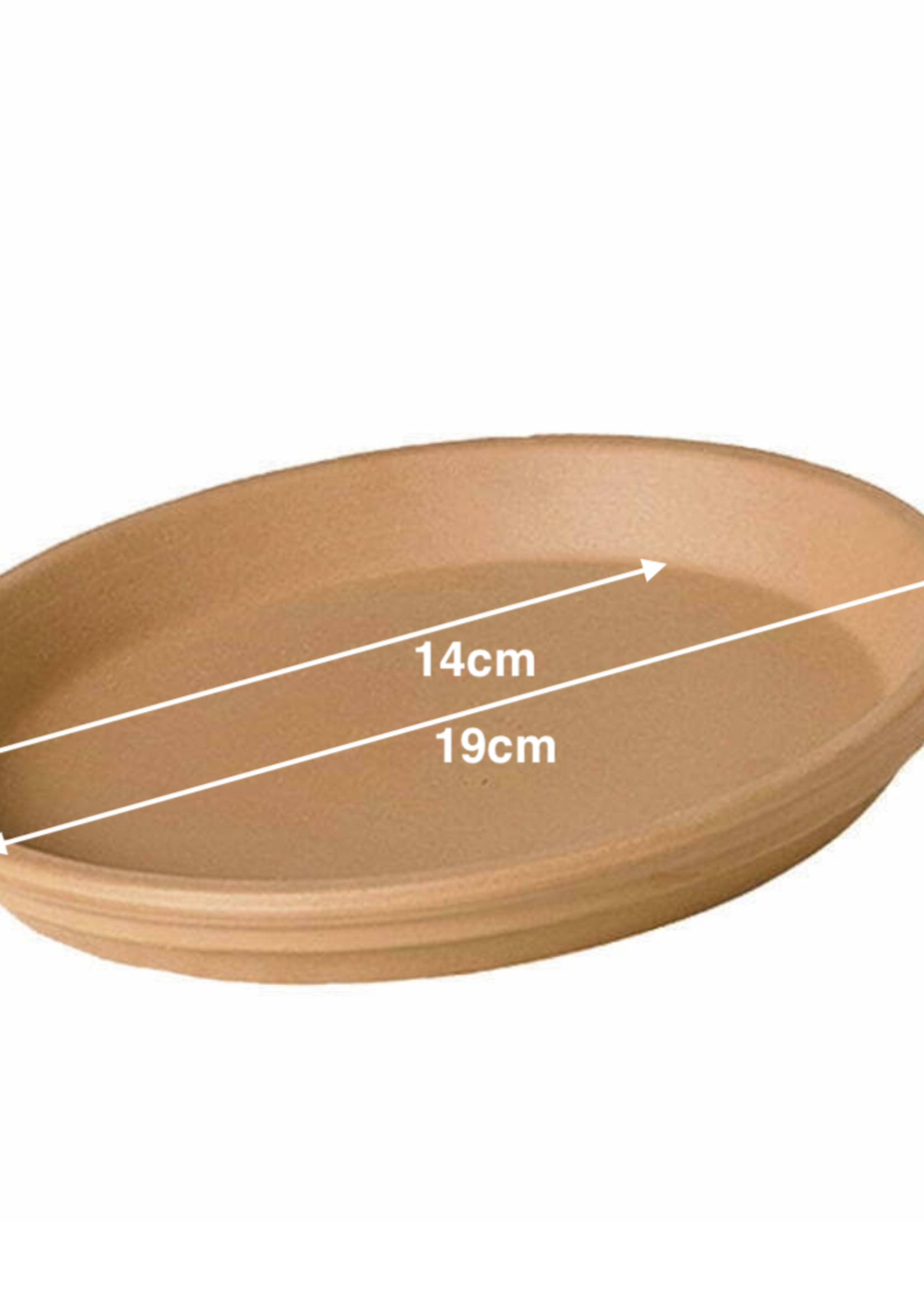 Verona Water Resistant Terracotta Saucer 19cm