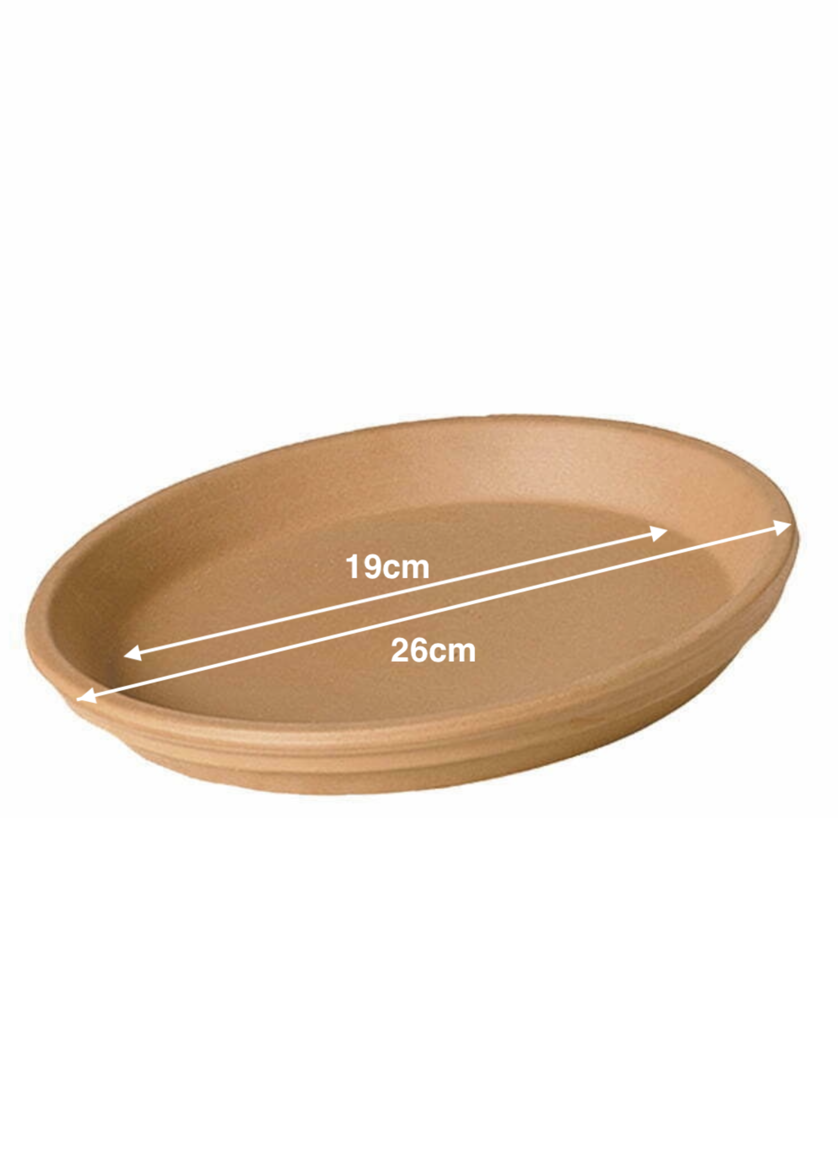 Verona Water Resistant Terracotta Saucer 26cm