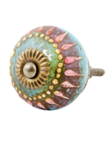 Namaste Namaste Blue With Pink Knobs