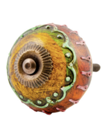 Namaste Red and Yellow Knob